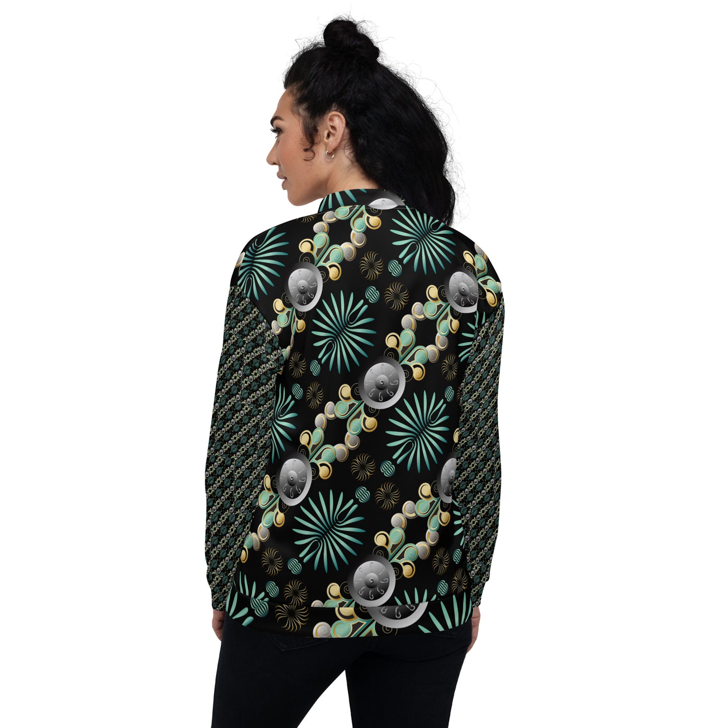 Unisex Bomber Jacket Kukloso Abstractical No 56 No 6 - Free Shipping