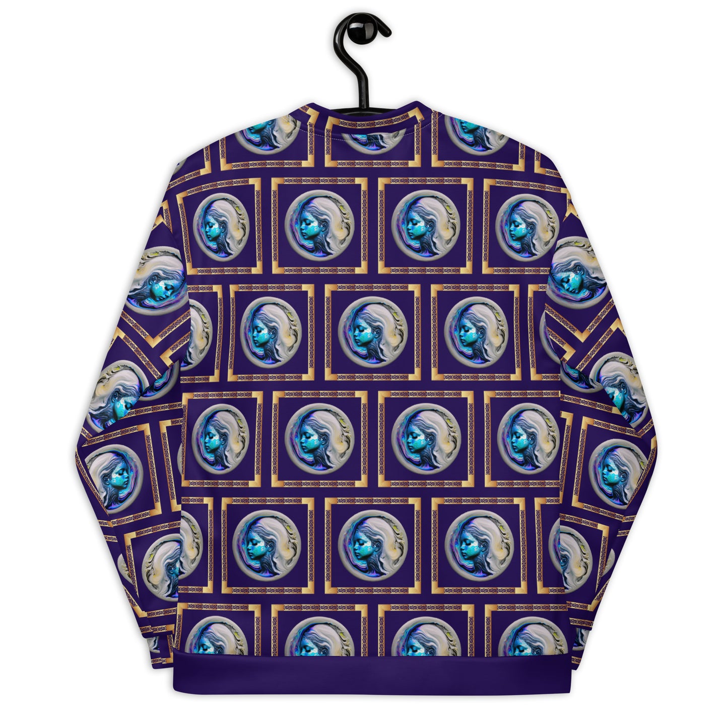 Unisex Bomber Jacket Kukloso Liquid Color Woman No 2 - Free Shipping
