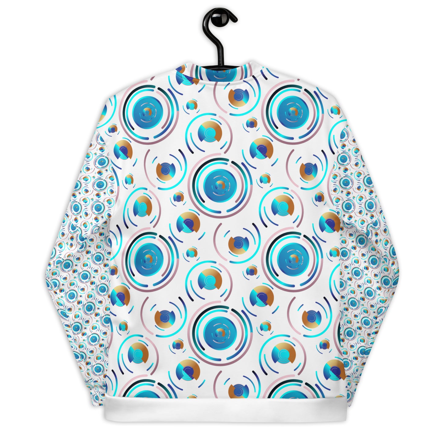 Unisex Bomber Jacket Kukloso Kuklos 4487 B Pattern - Free Shipping