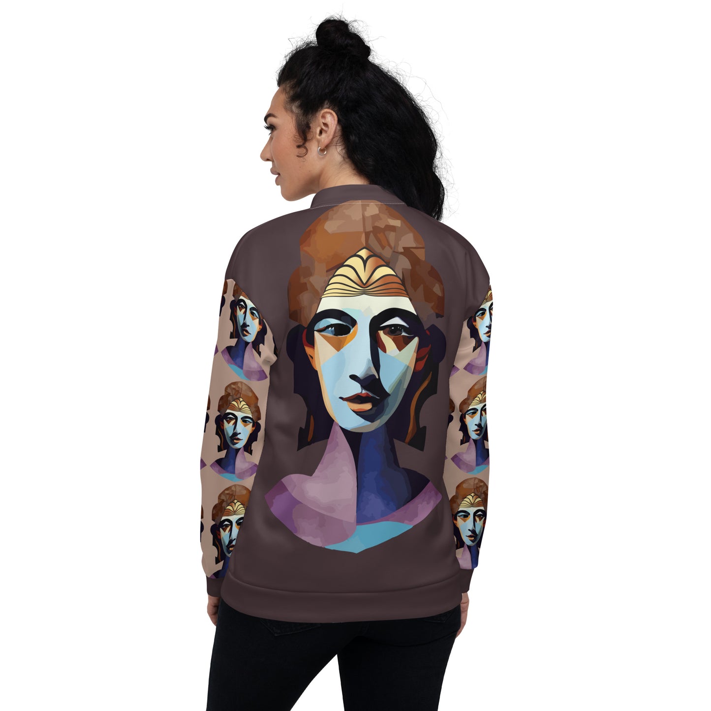 Unisex Bomber Jacket Kukloso Abstracticon No 29 - Free Shipping