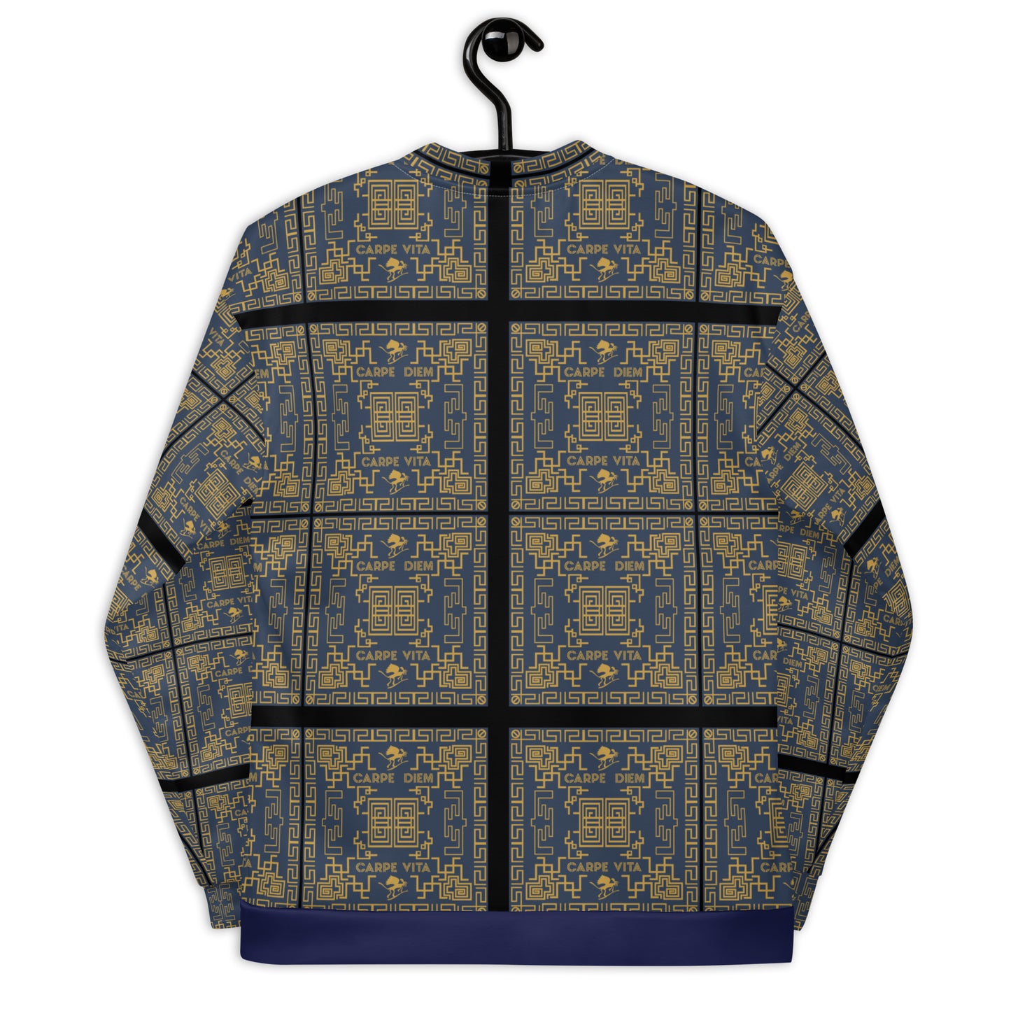 Unisex Bomber Jacket Kukloso Greek Border Carpe Diem No 50 No 3 - Free Shipping