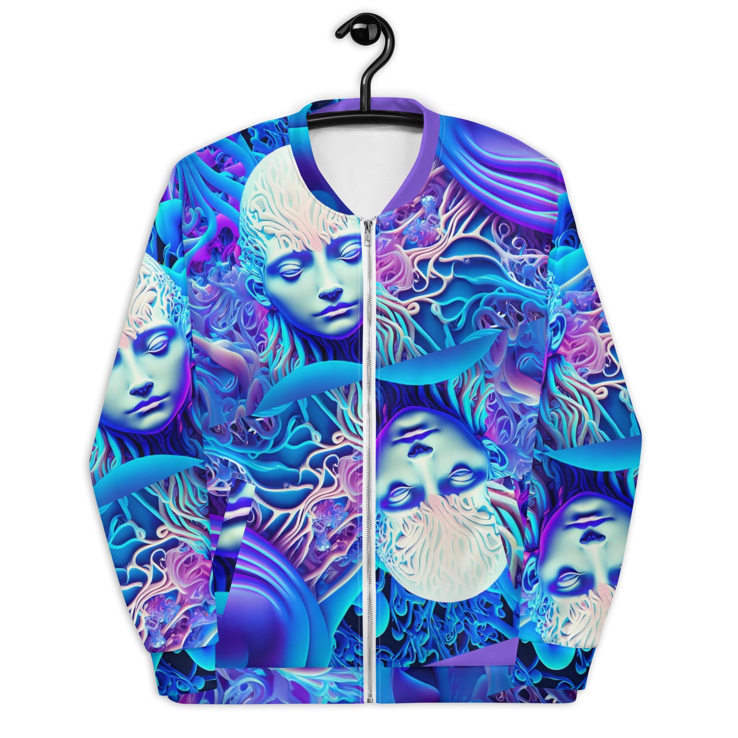 Unisex Bomber Jacket Kukloso Space Faces Love is Everywhere No 1 A Free Shiping