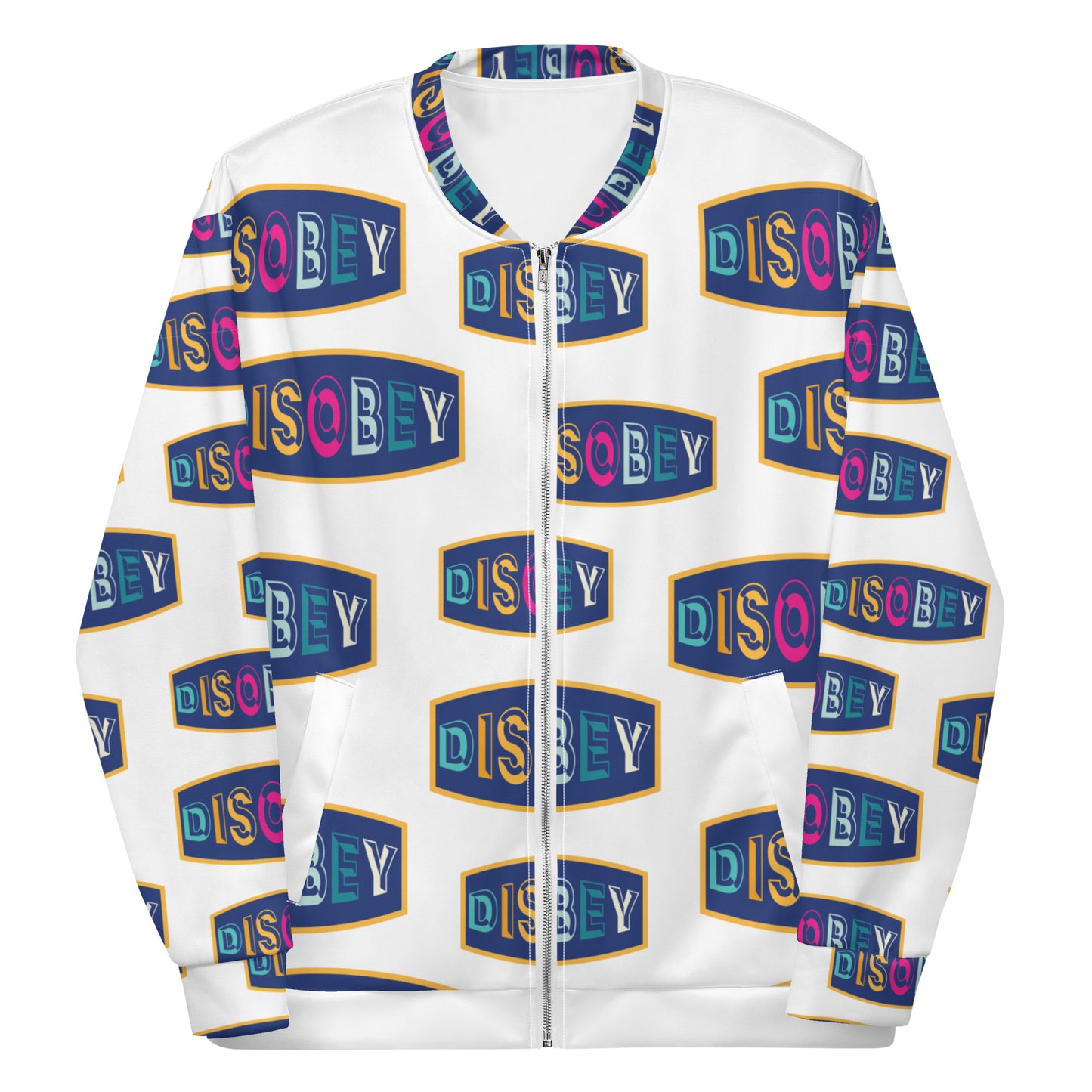Unisex Bomber Jacket Kukloso Disobey No 1 - Free Shipping