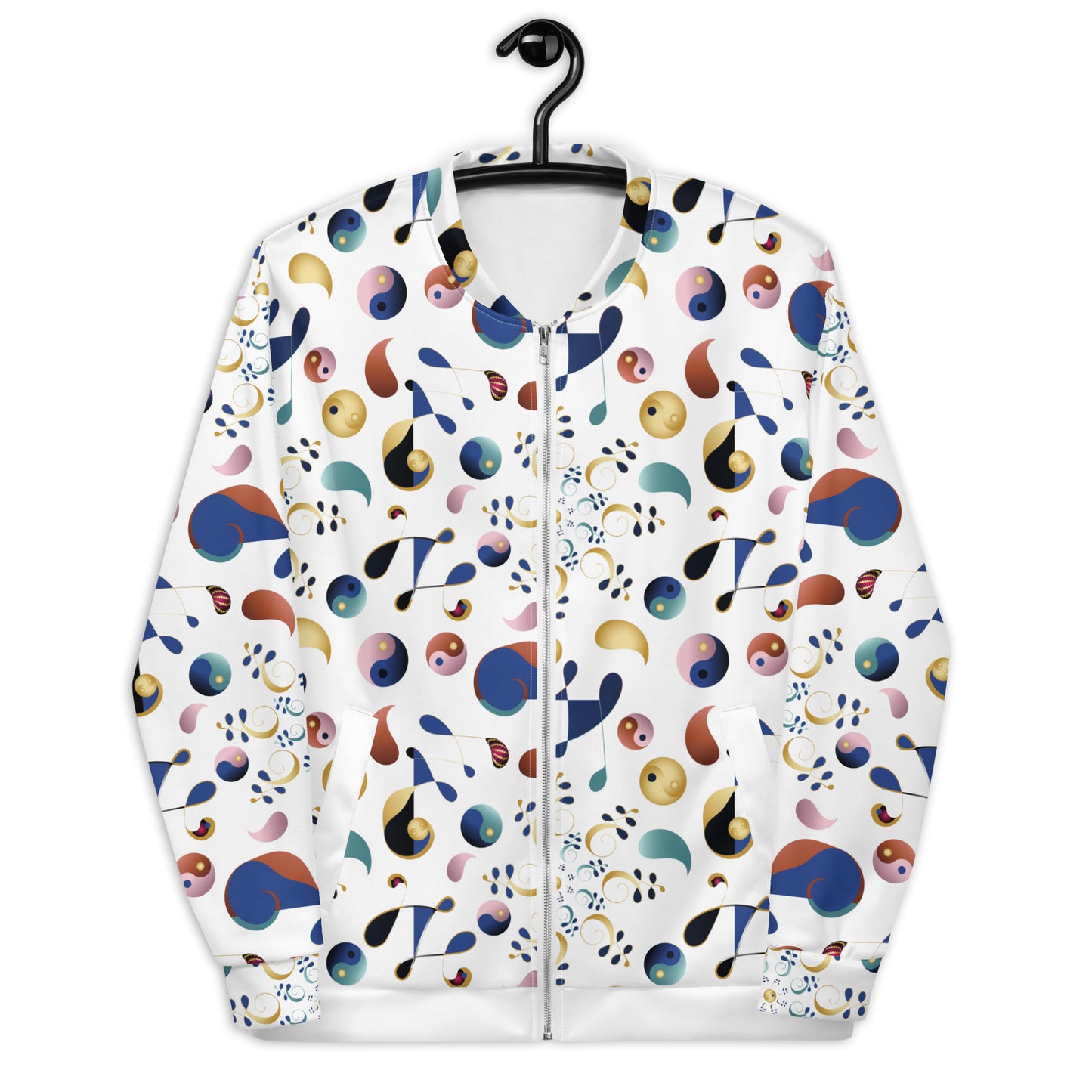 Unisex Bomber Jacket Kukloso Melange de fleuron No 1 - Free Shipping