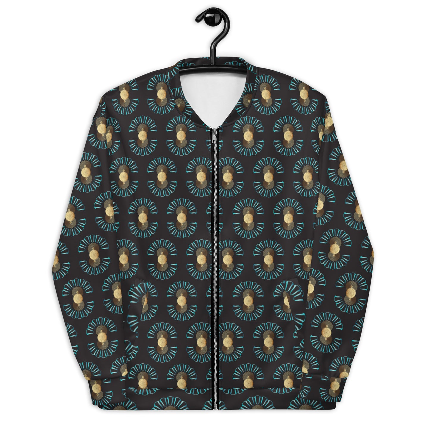 Unisex Bomber Jacket Kukloso Abstractical No 26 Large Pattern - Free Shipping