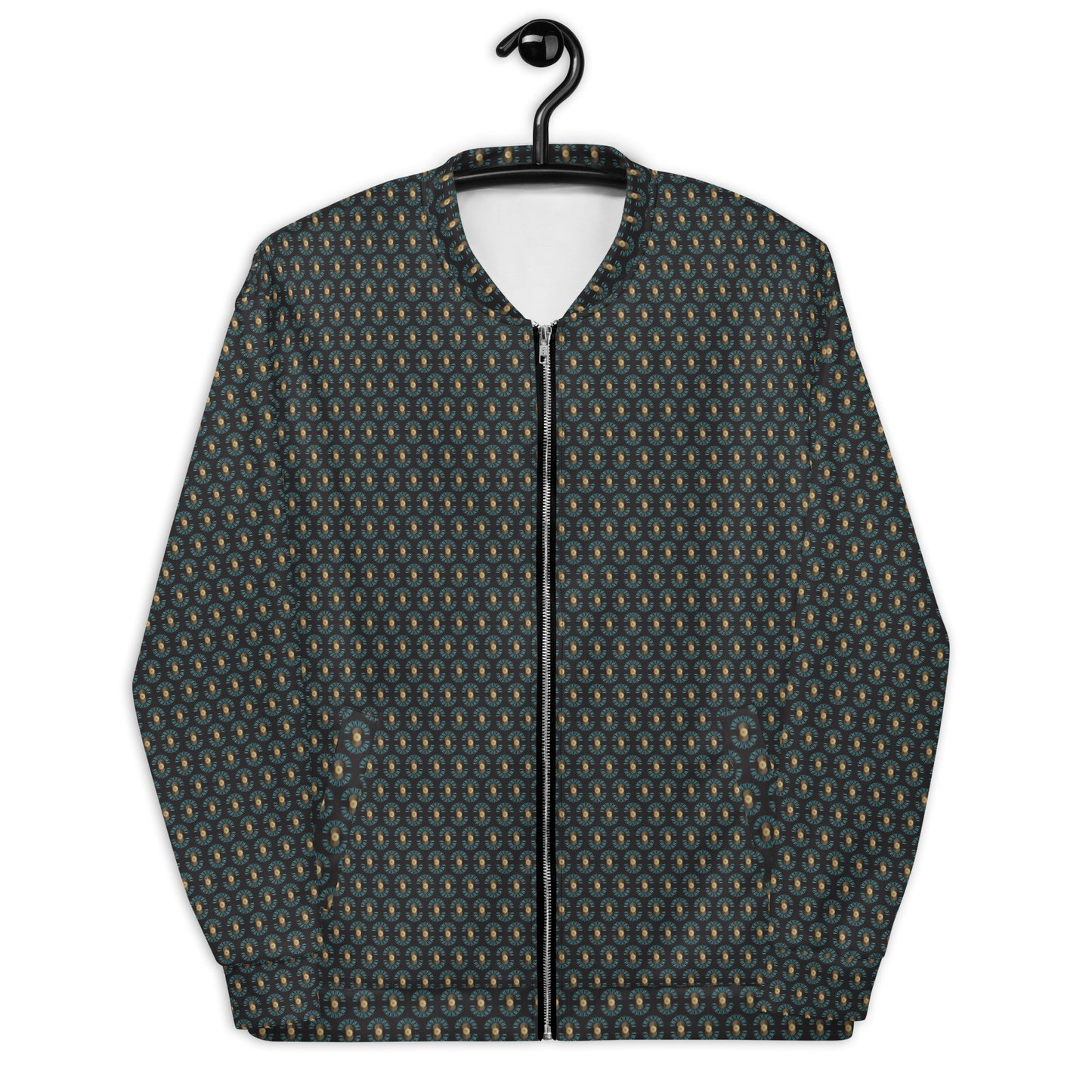 Unisex Bomber Jacket Kukloso Abstractical No 26 Small Pattern - Free Shipping