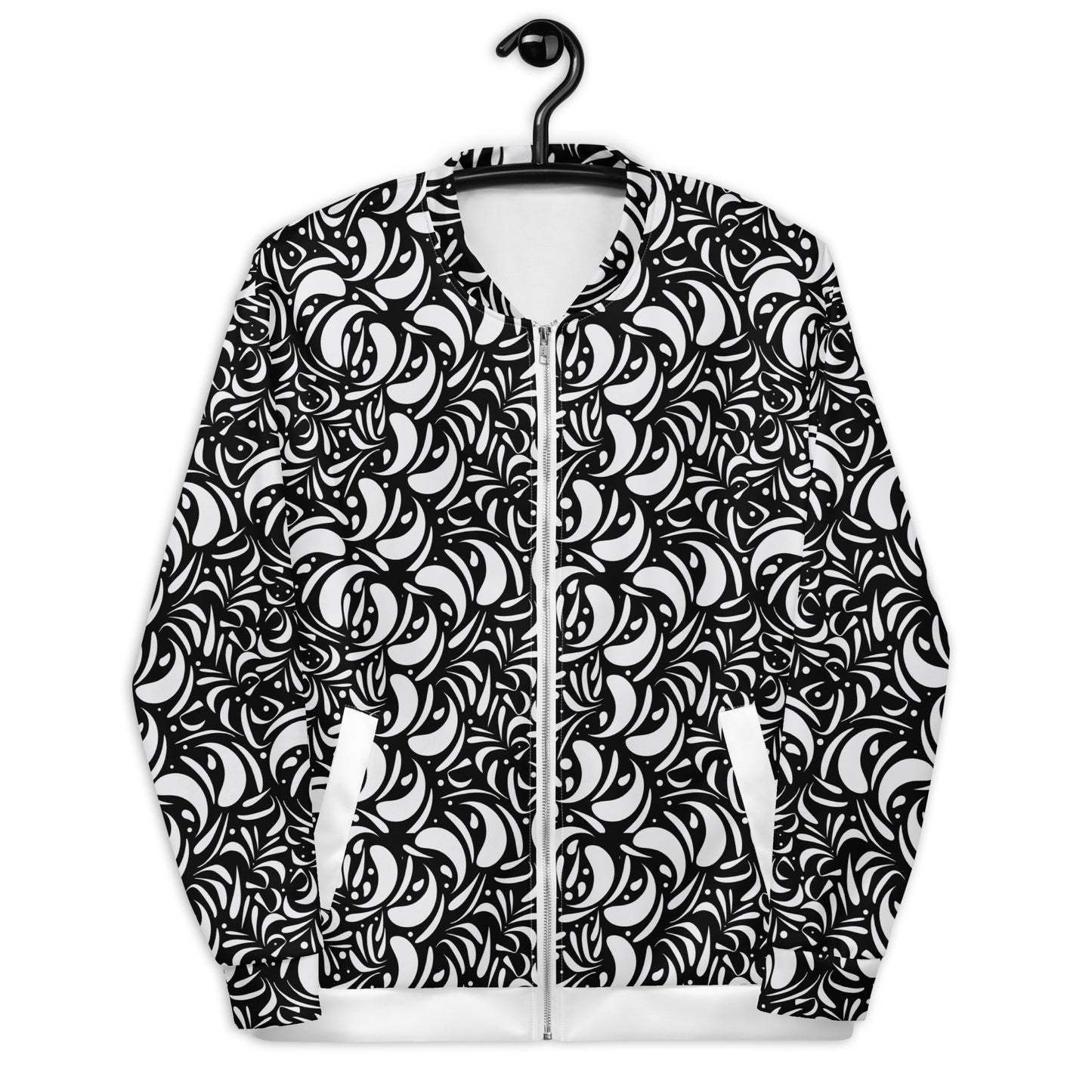 Unisex Bomber Jacket Kukloso Panopoly de fleuron No 9 - Free Shipping