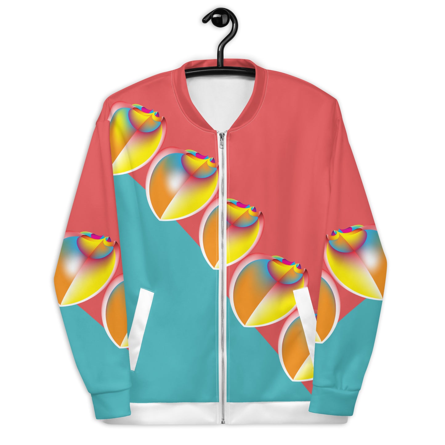 Unisex Bomber Jacket Kukloso Circularity No 94 No 1 - Free Shipping