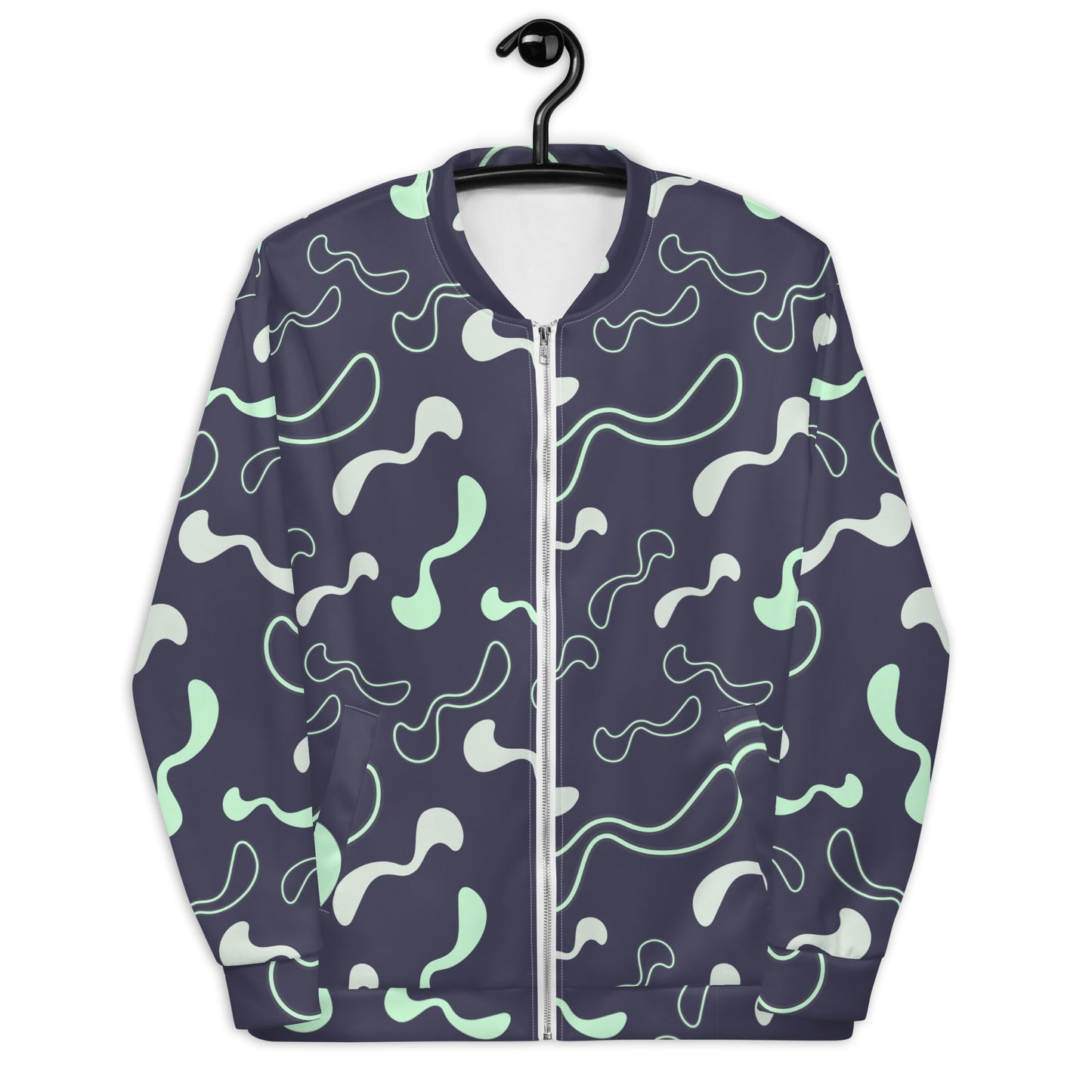 Unisex Bomber Jacket Kukloso Color Maze No 2 - Free Shipping