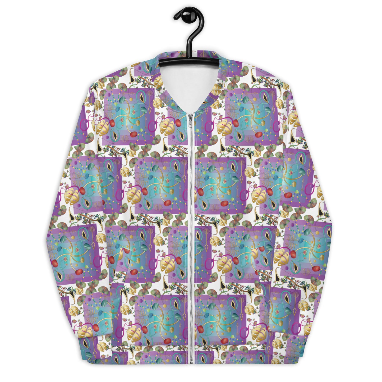 Unisex Bomber Jacket Kukloso Kuklos No 4358 Pattern Small - Free Shipping
