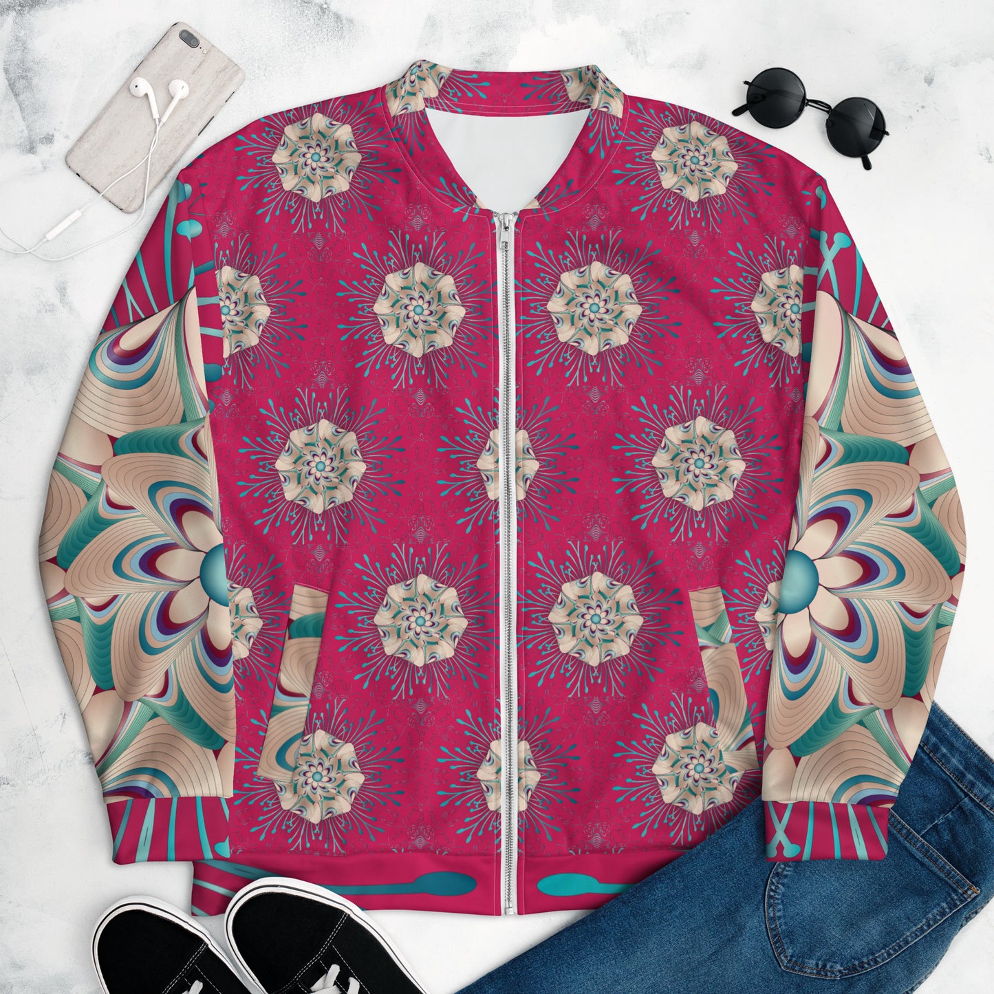 Unisex Bomber Jacket Kukloso Kuklos No 4303 Pattern - Free Shipping
