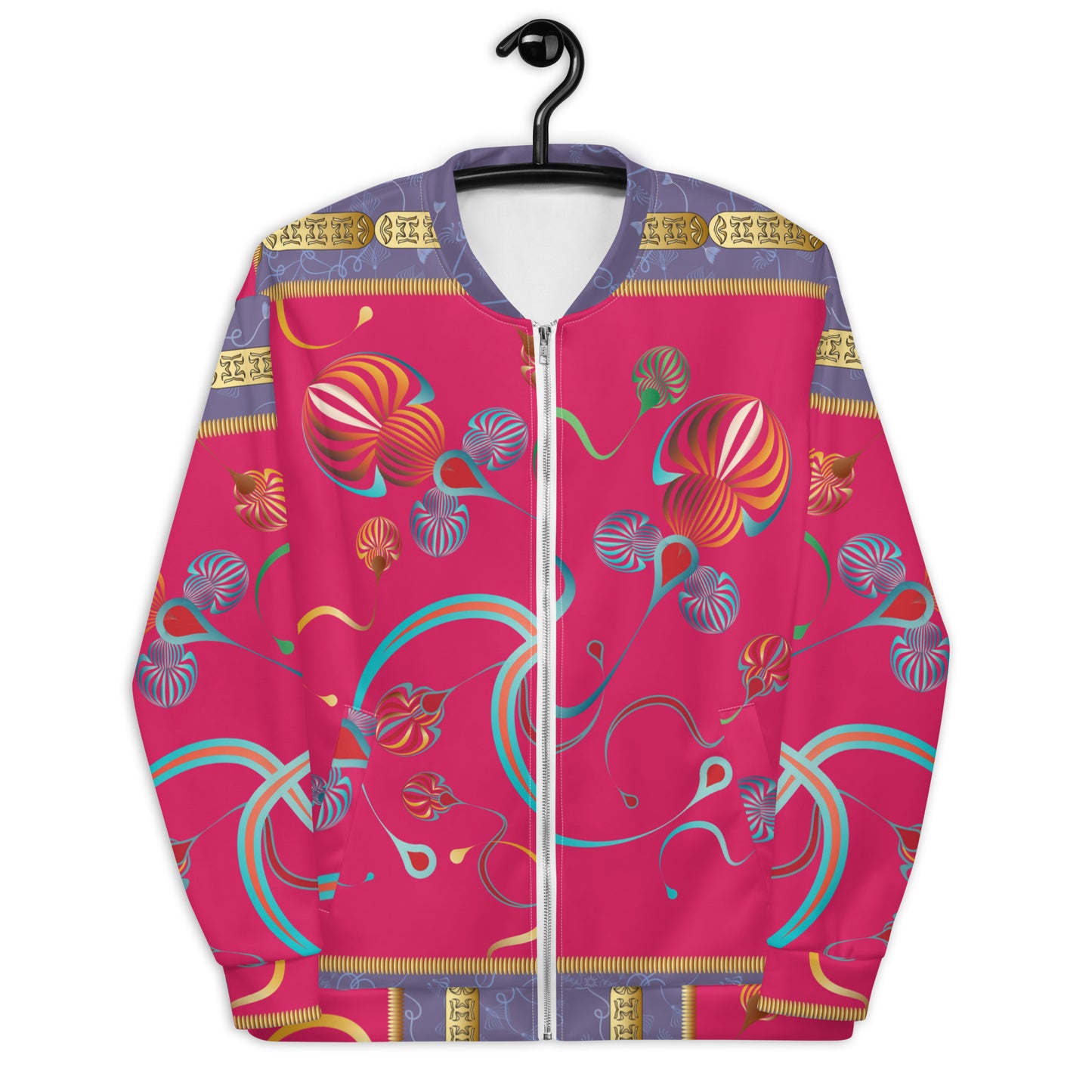 Unisex Bomber Jacket Kukloso Kuklos No 4375 Pattern - Free Shipping