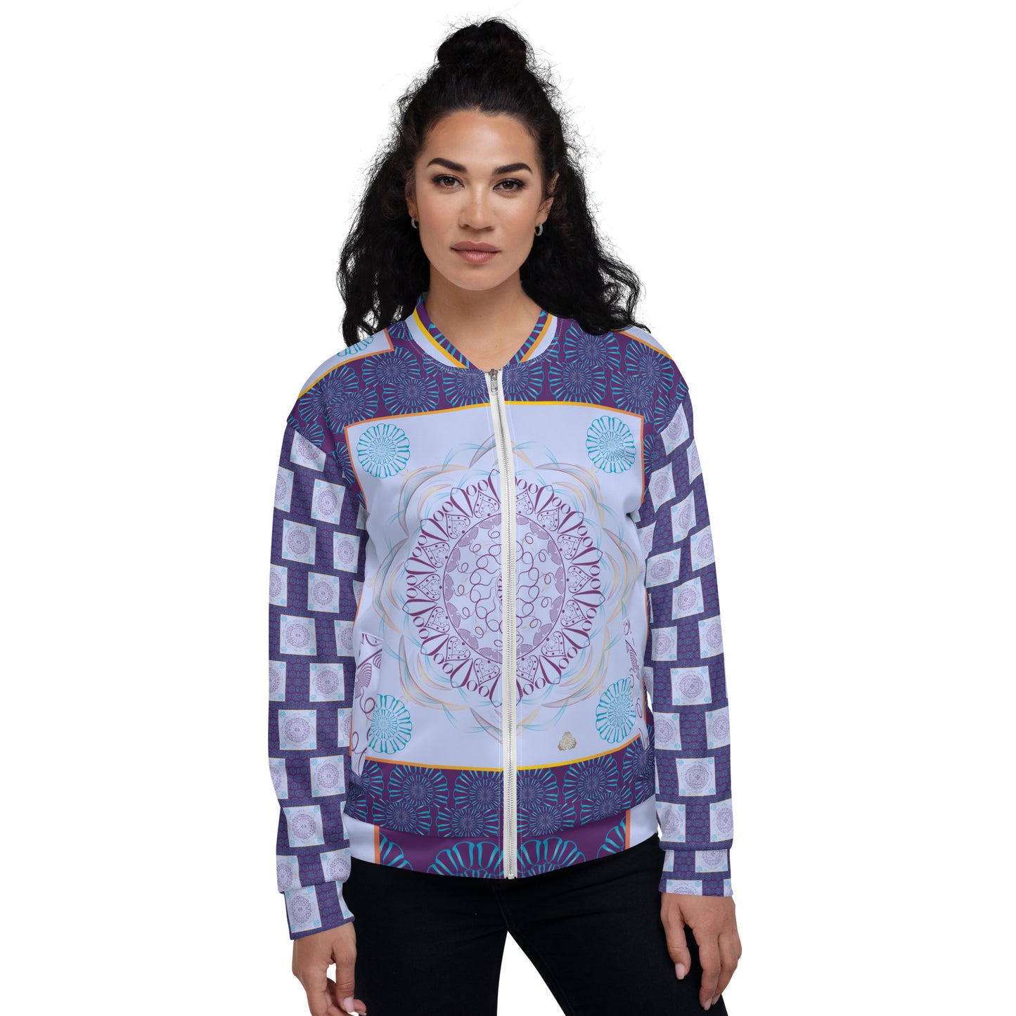 Unisex Bomber Jacket Kukloso Kuklos No 4386 Pattern - Free Shipping