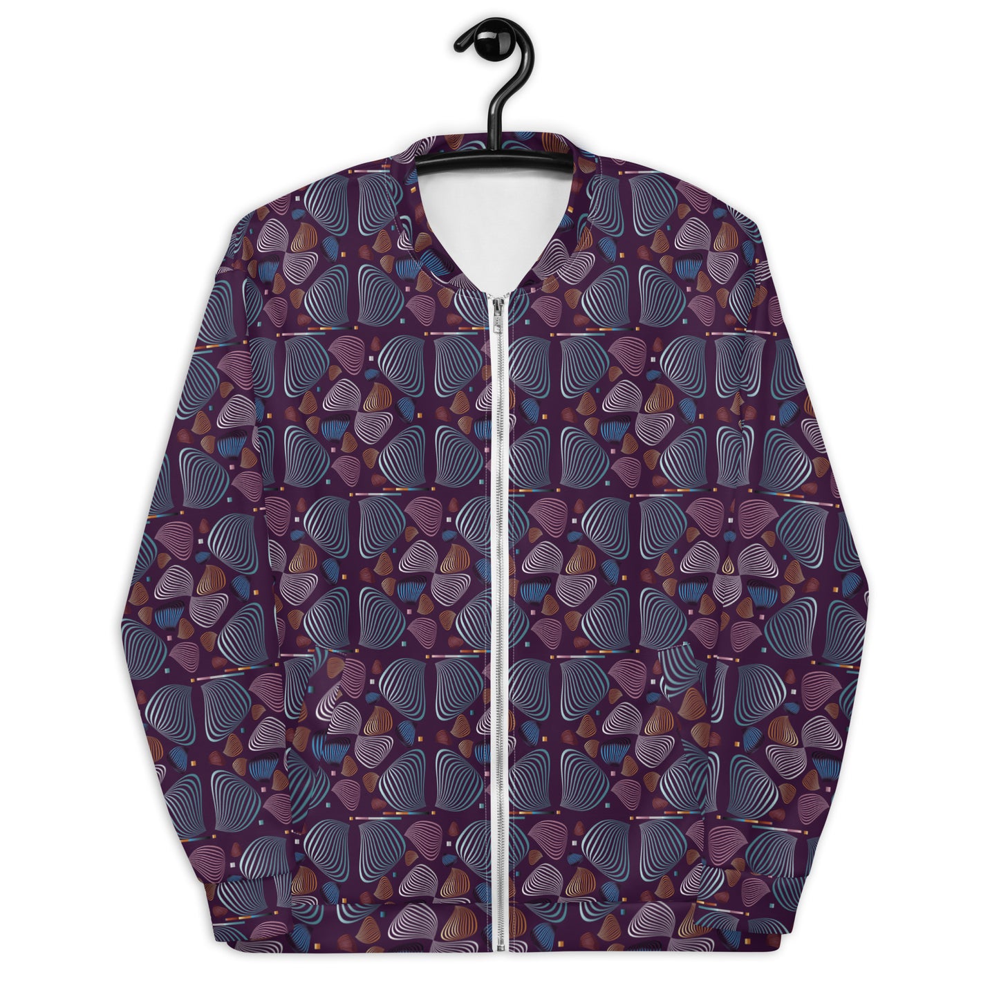 Unisex Bomber Jacket Kukloso Fleuron No 78 A - Free Shipping