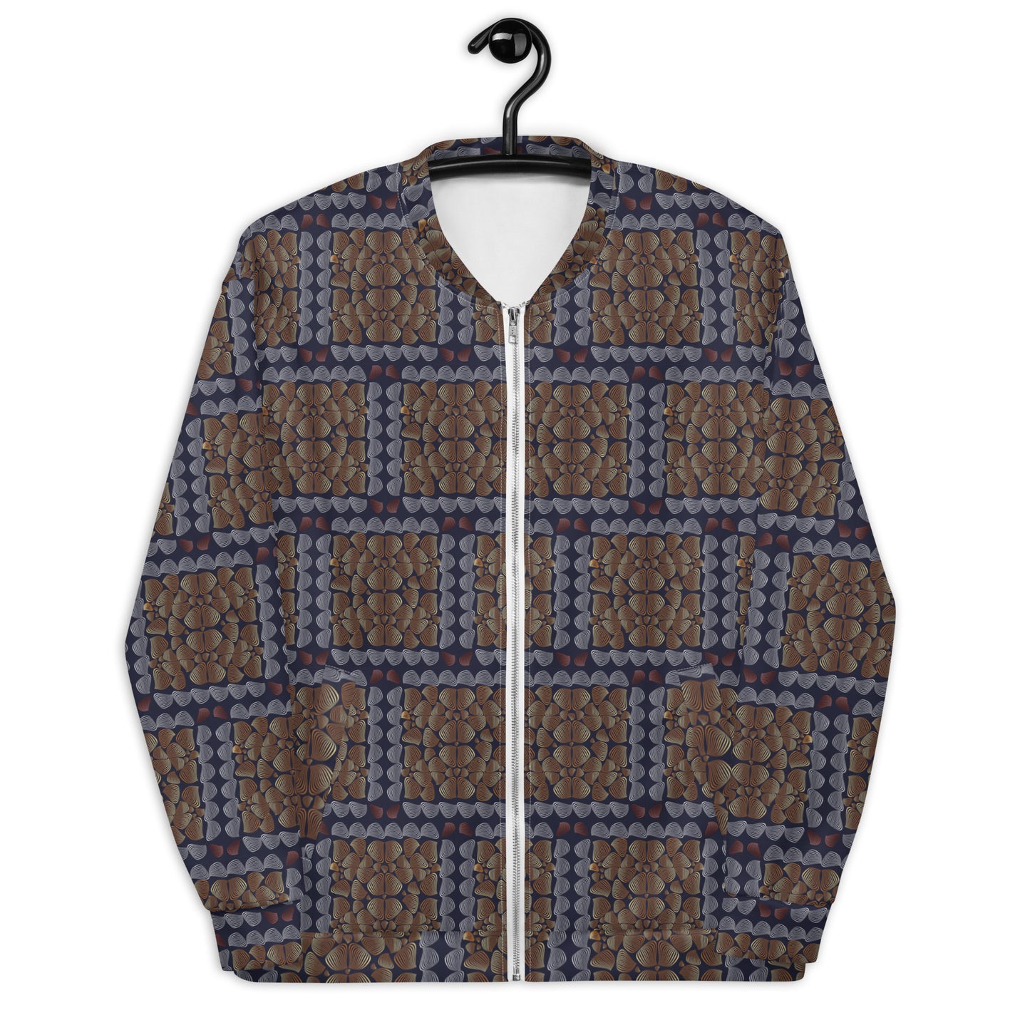 Unisex Bomber Jacket Kukloso Fleuron No 78 B - Free Shipping