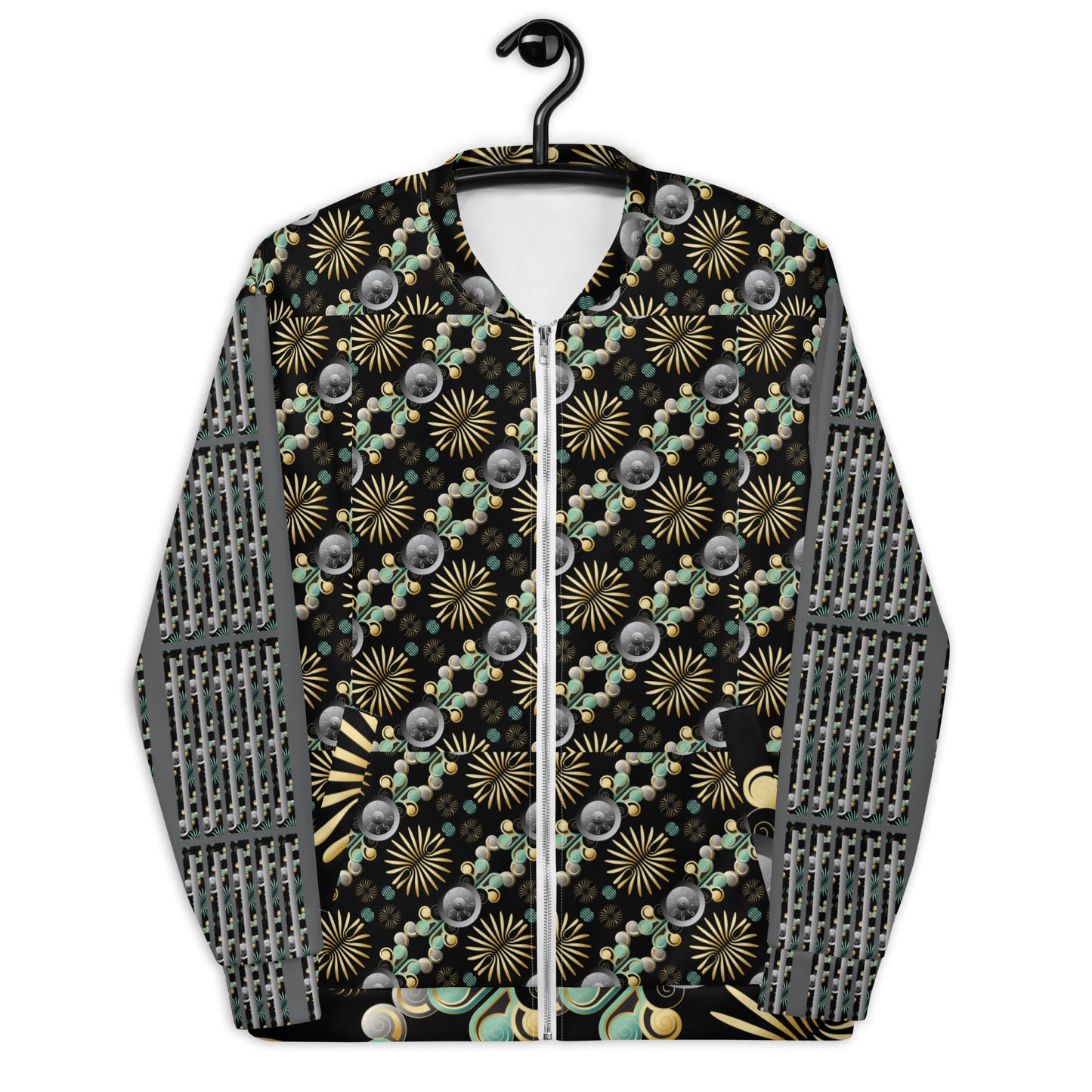 Unisex Bomber Jacket Kukloso Abstractical No 56 No 7 - Free Shipping