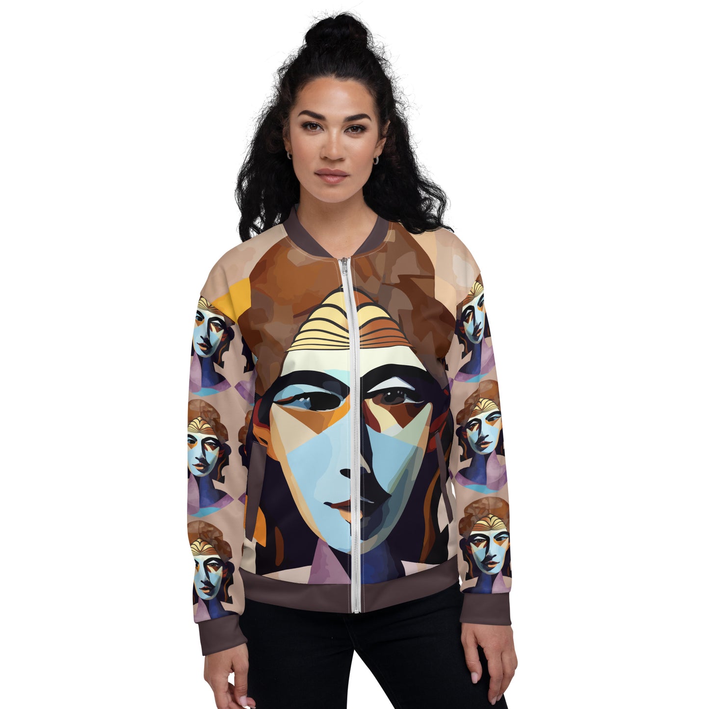 Unisex Bomber Jacket Kukloso Abstracticon No 29 - Free Shipping