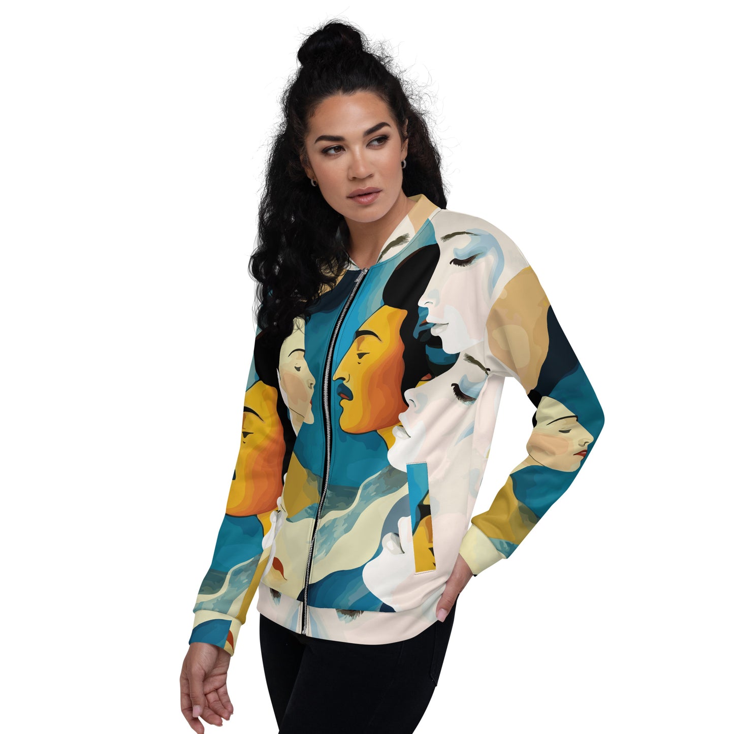 Unisex Bomber Jacket Kukloso Eastern Nights No 2 Free Shipping