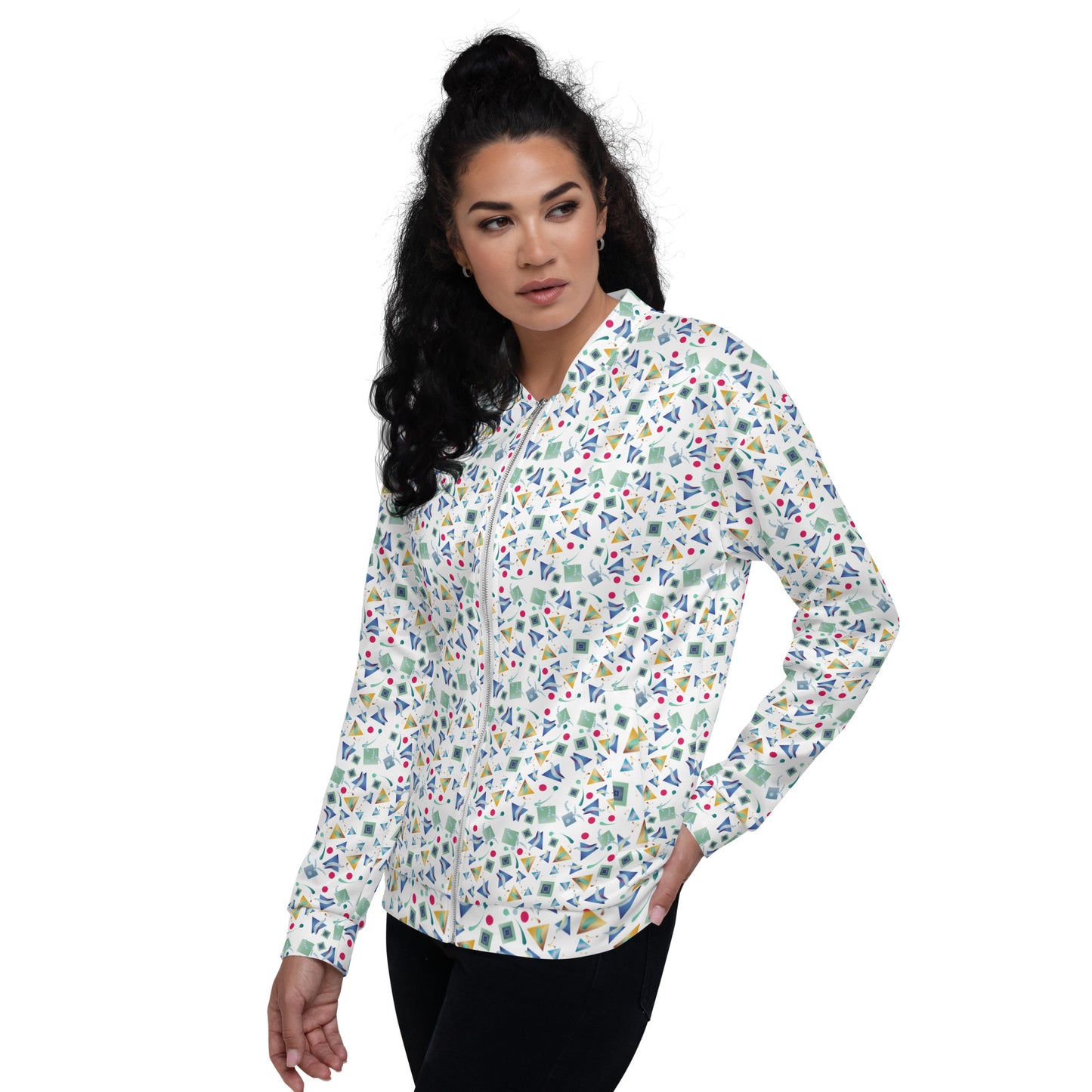 Unisex Bomber Jacket Kukloso Whimsical No 11 A Free Shipping