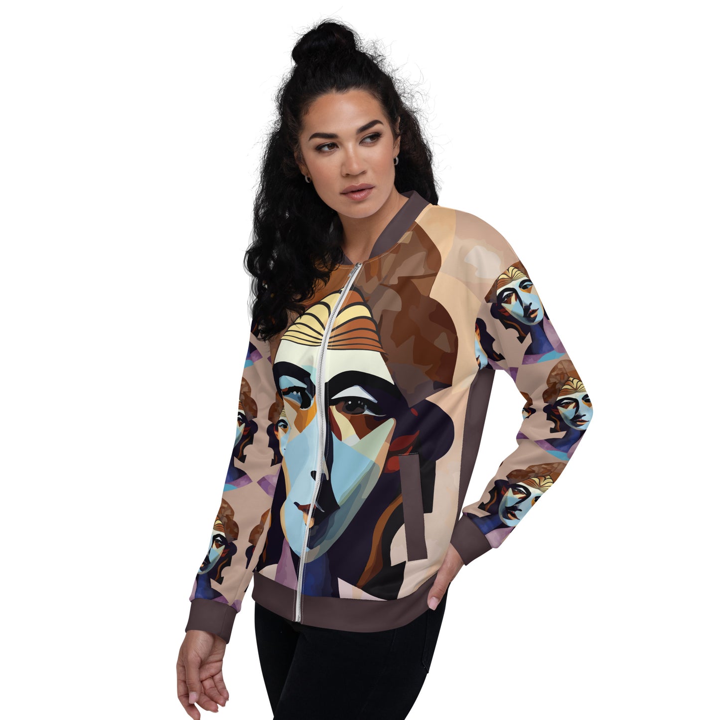 Unisex Bomber Jacket Kukloso Abstracticon No 29 - Free Shipping