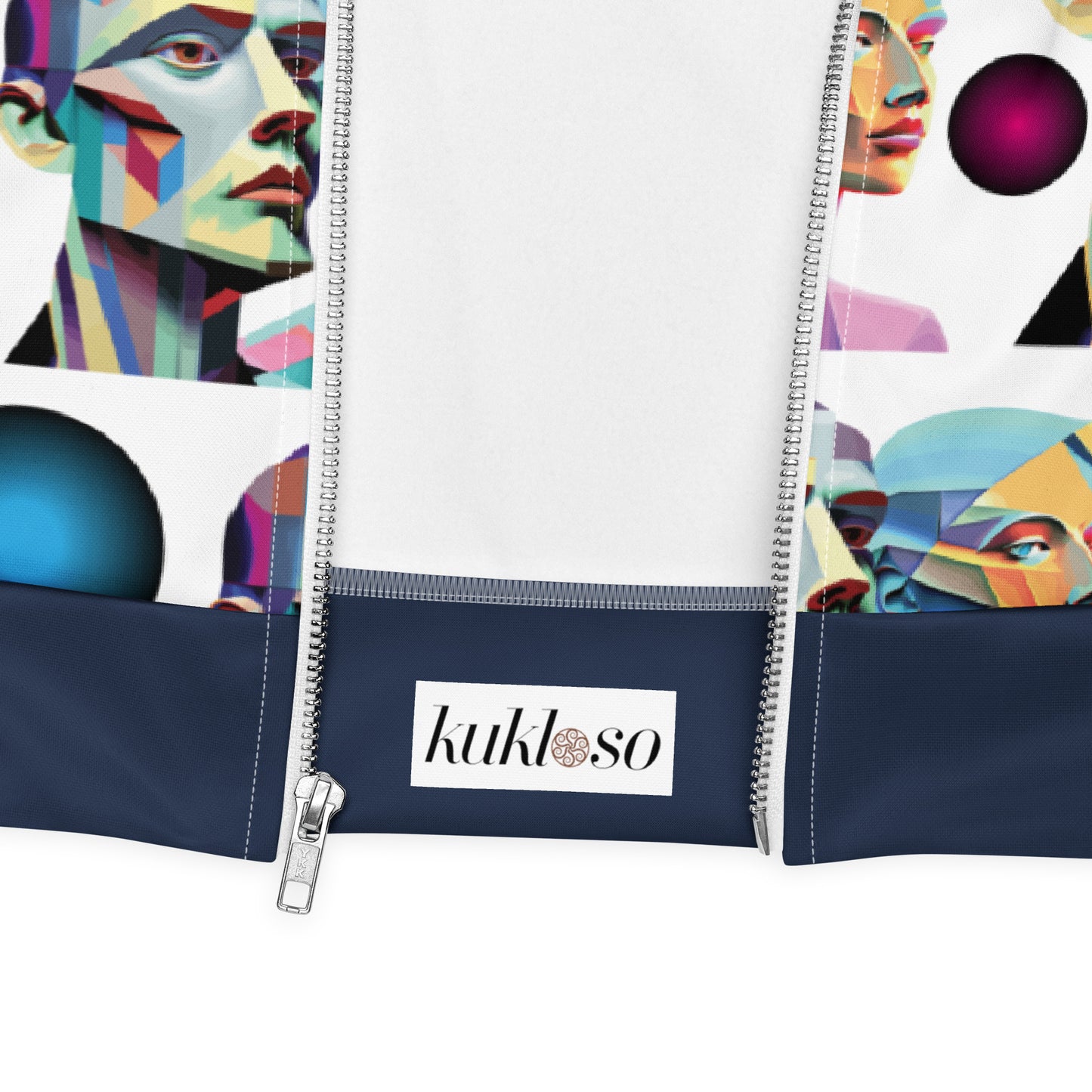 Unisex Bomber Jacket Kukloso Cubist Couple No 1 A - Free Shipping