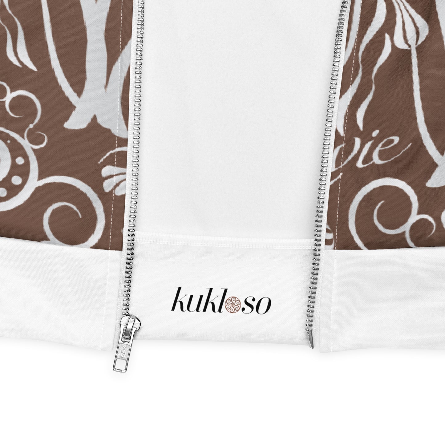 Unisex Bomber Jacket Kukloso 'Lovie' No 1 Cocoa - Free Shipping
