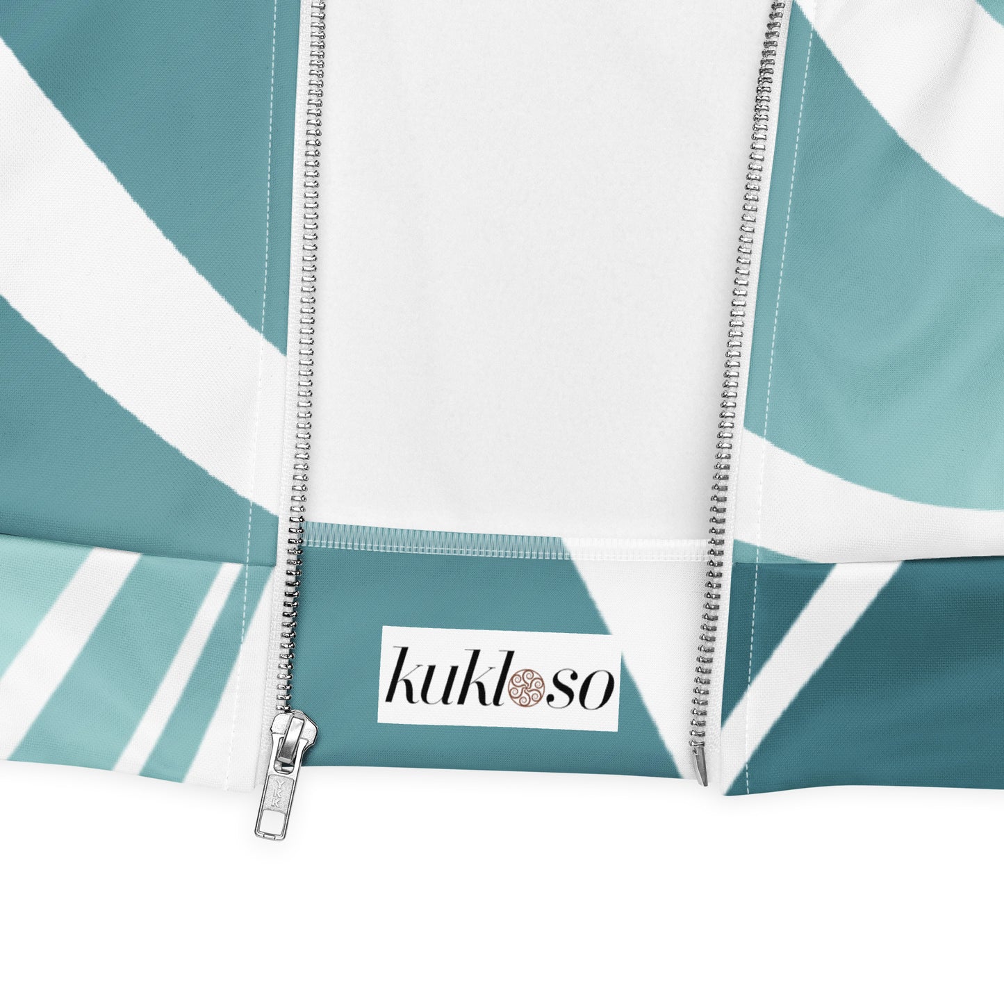 Unisex Bomber Jacket Kukloso Aqua Swoosh No 1 - Free Shipping