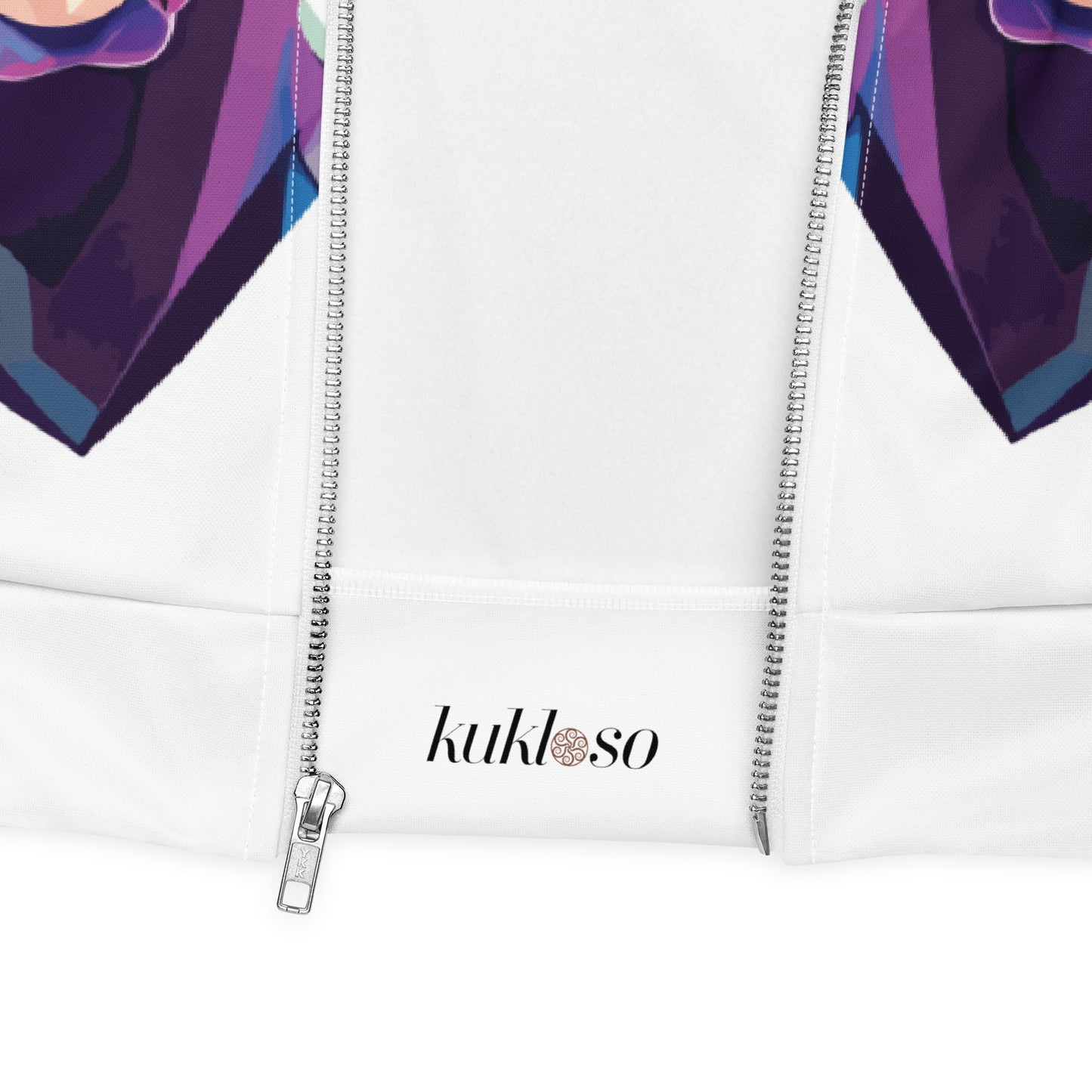 Unisex Bomber Jacket Kukloso Melange de fleur w/Dog No 2 - Free Shipping