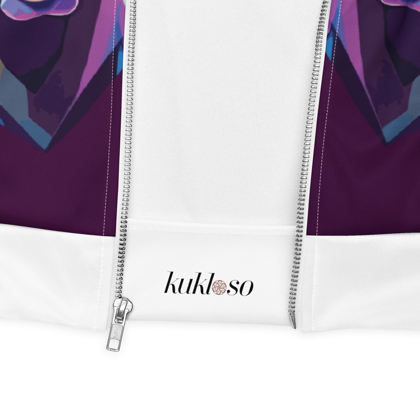 Unisex Bomber Jacket Kukloso Melange de fleur w/Dog No 3 - Free Shipping