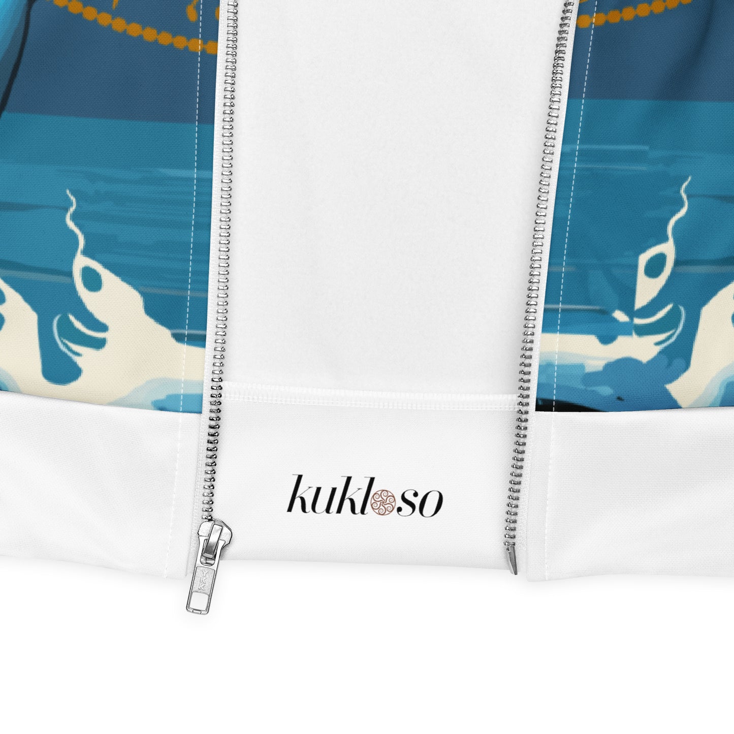 Unisex Bomber Jacket Kukloso Aqua Siren of The Sea No 2 B - Free Shipping