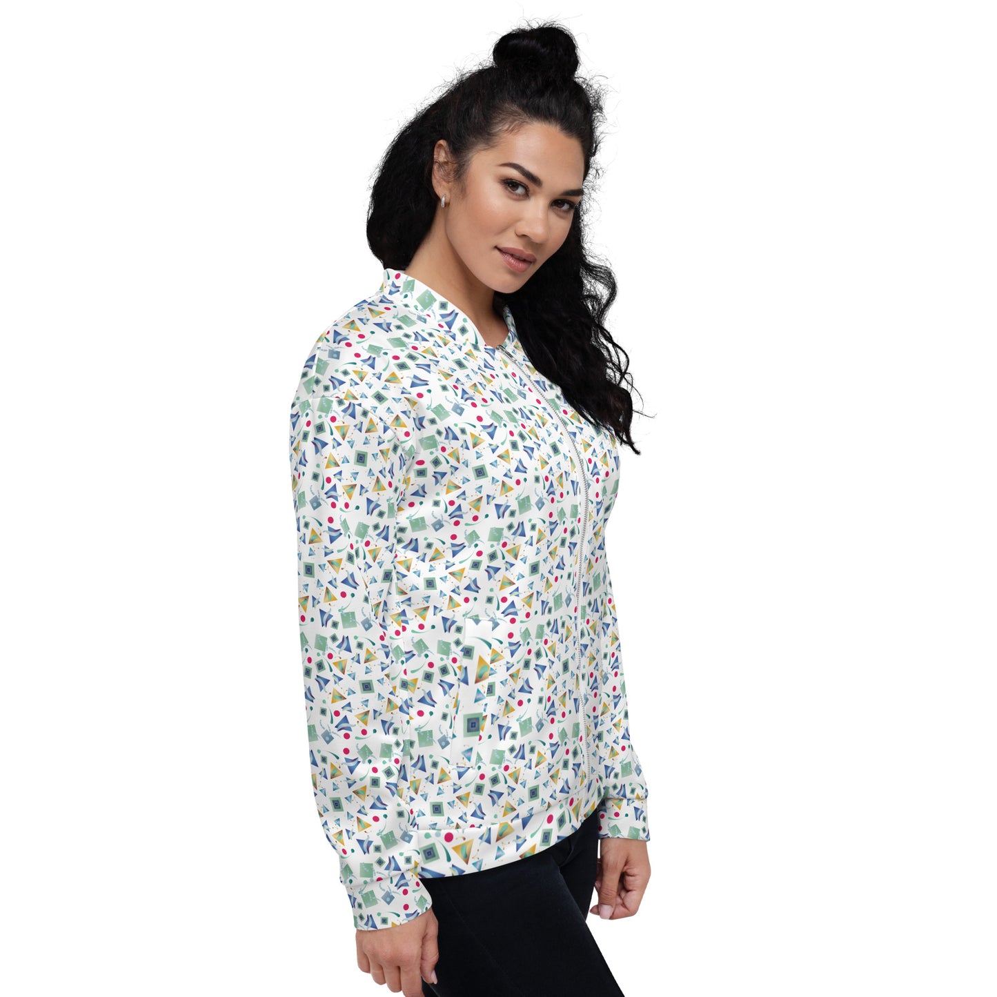 Unisex Bomber Jacket Kukloso Whimsical No 11 A Free Shipping