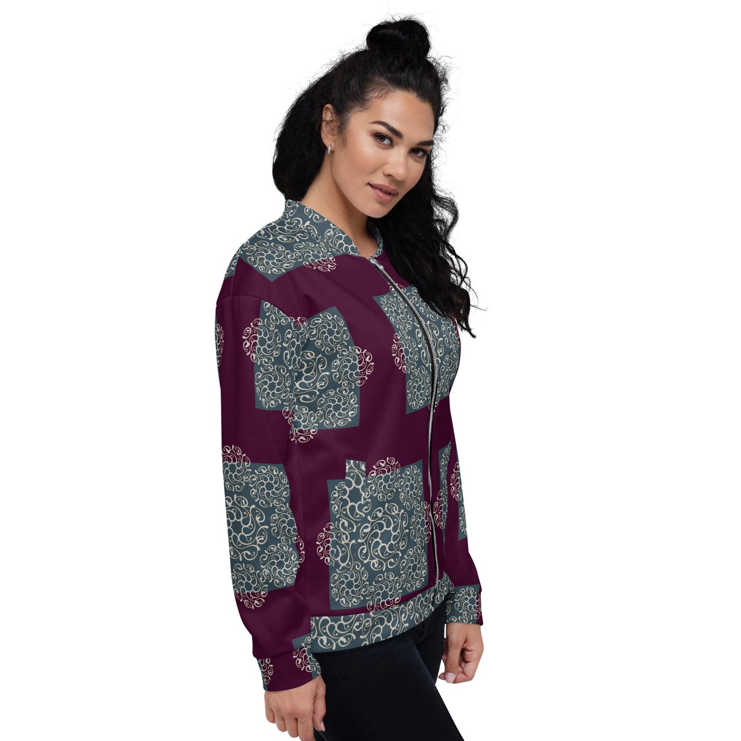 Unisex Bomber Jacket Kukloso Abstractical No 6 - Free Shipping