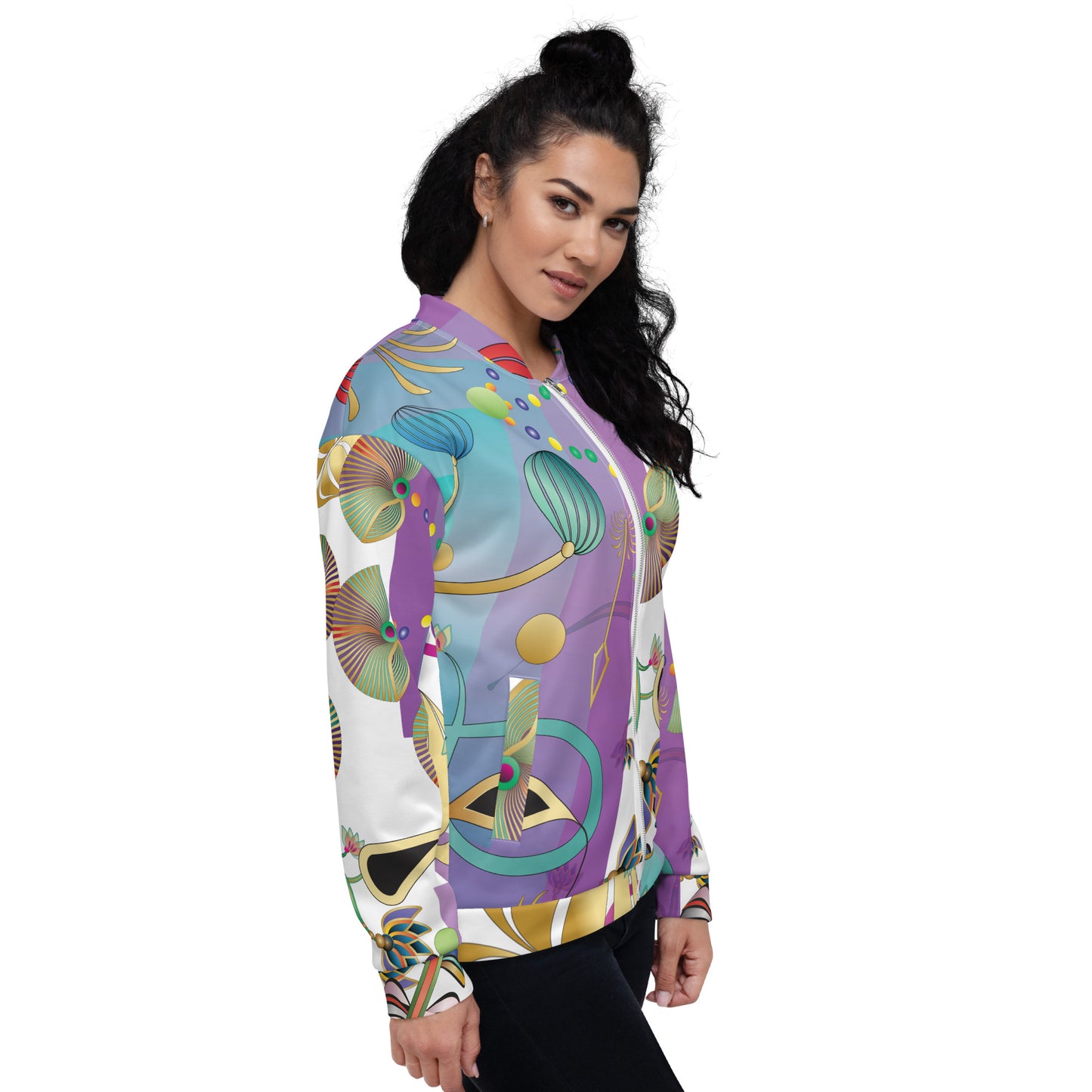 Unisex Bomber Jacket Kukloso Kuklos No 4358 Pattern XL - Free Shipping