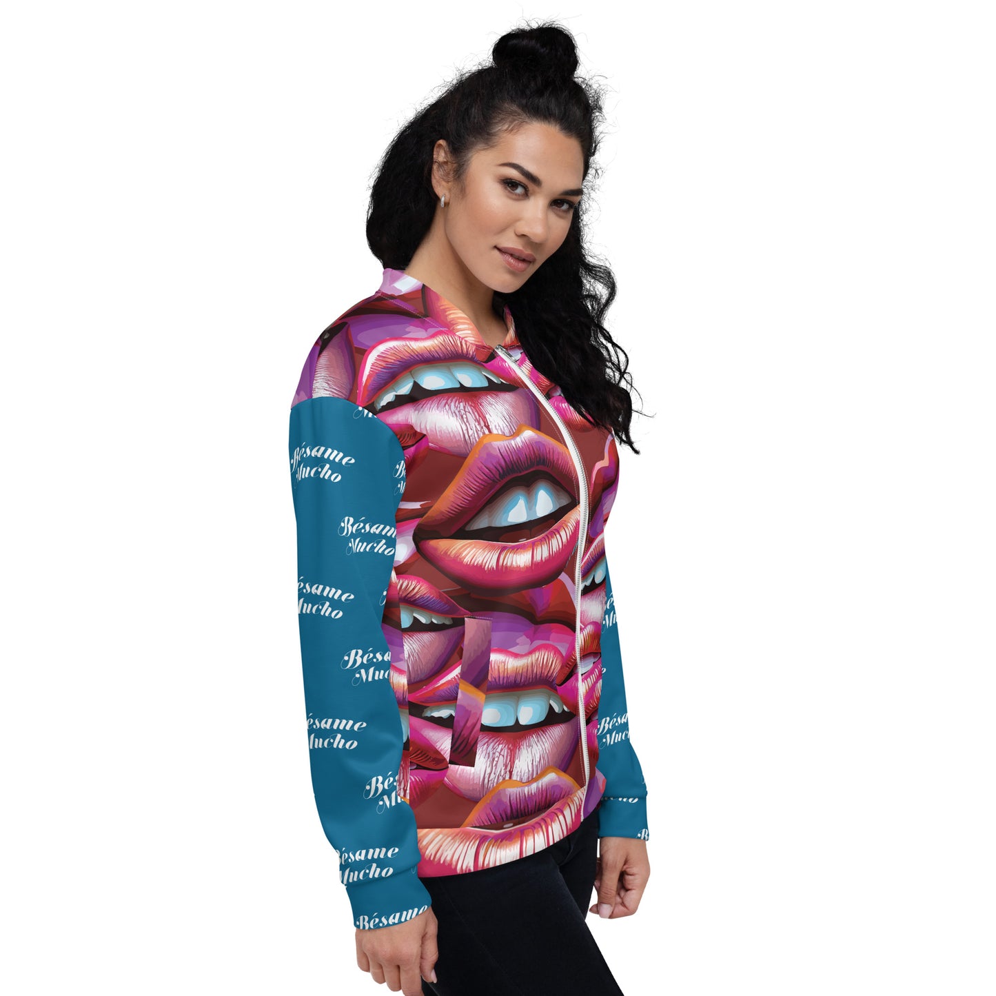 Unisex Bomber Jacket Kukloso Besame Mucho No 3 - Free Shipping