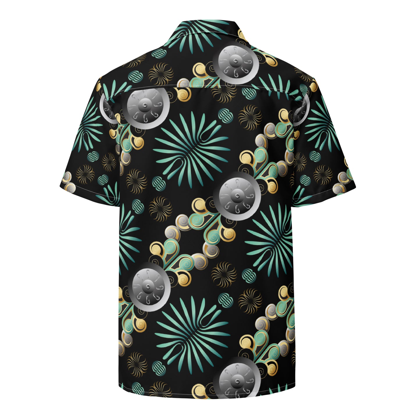 Unisex button shirt Kukloso Abstractical No 56 No 6 - Free Shipping