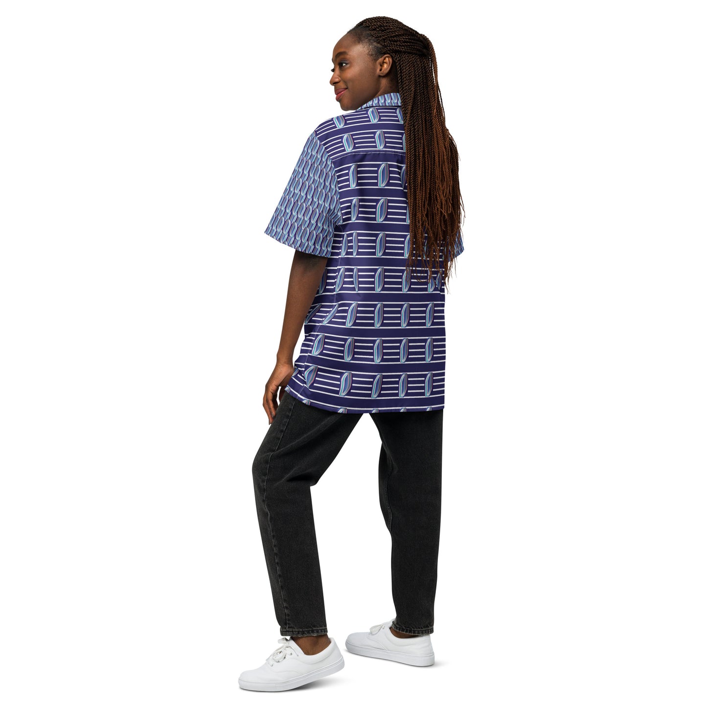 Unisex button shirt Kukloso Whimsical No 55 A - Free Shipping