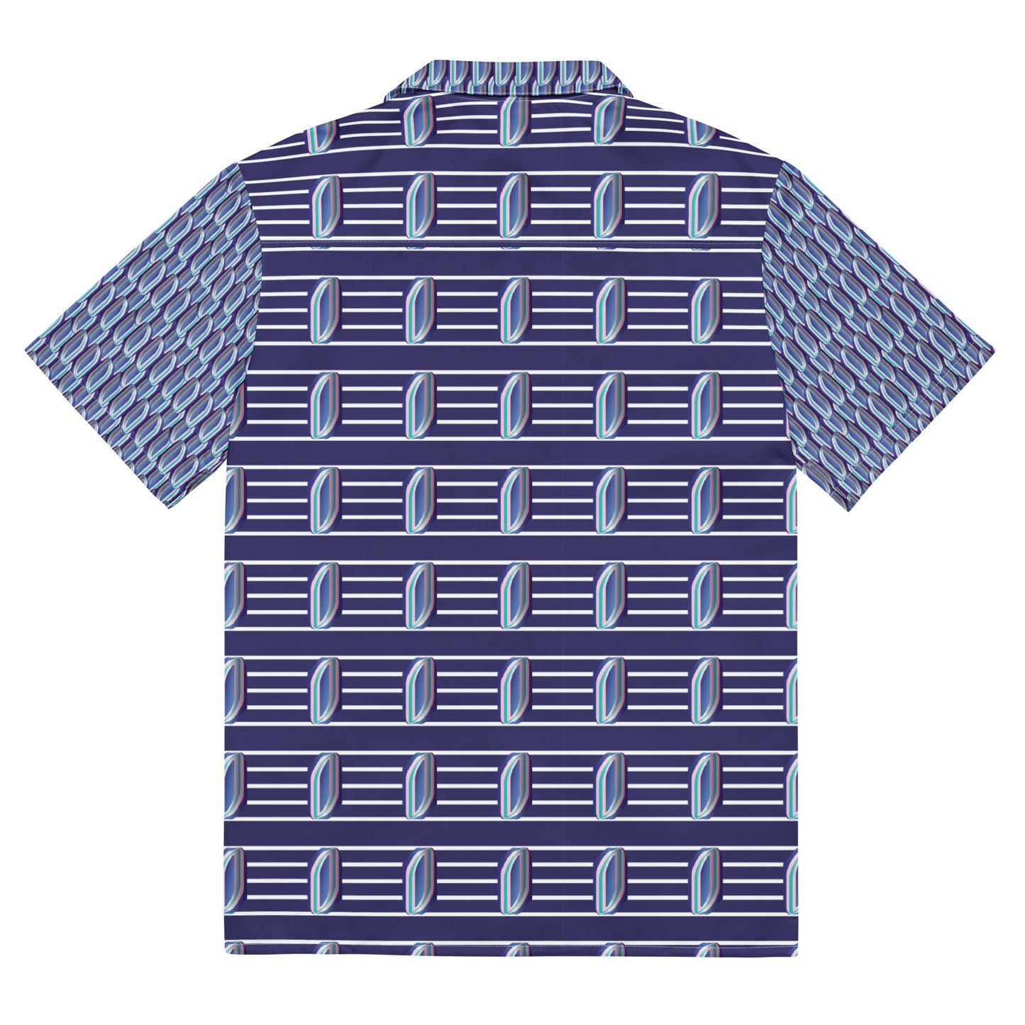 Unisex button shirt Kukloso Whimsical No 55 A - Free Shipping