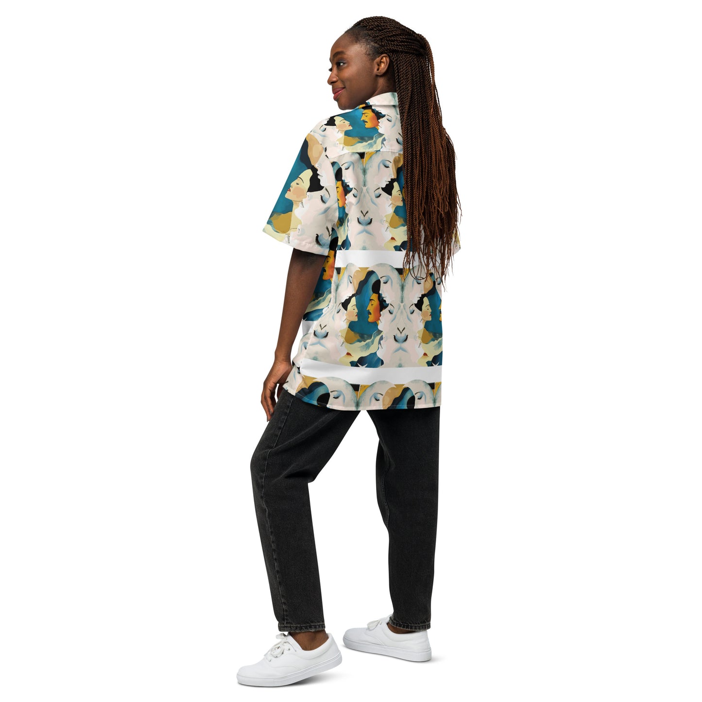 Unisex button shirt Kukloso Eastern Nights No 2 - Free Shipping - Free Shipping