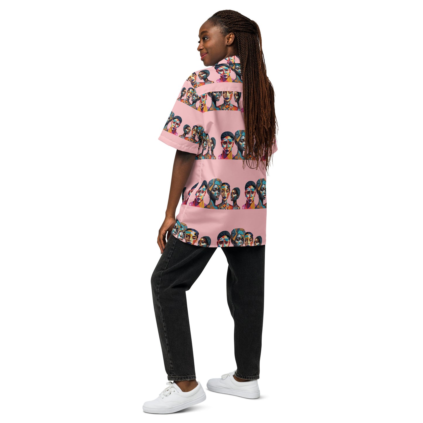 Unisex button shirt Kukloso The Four Ladies No 4 - Free Shipping