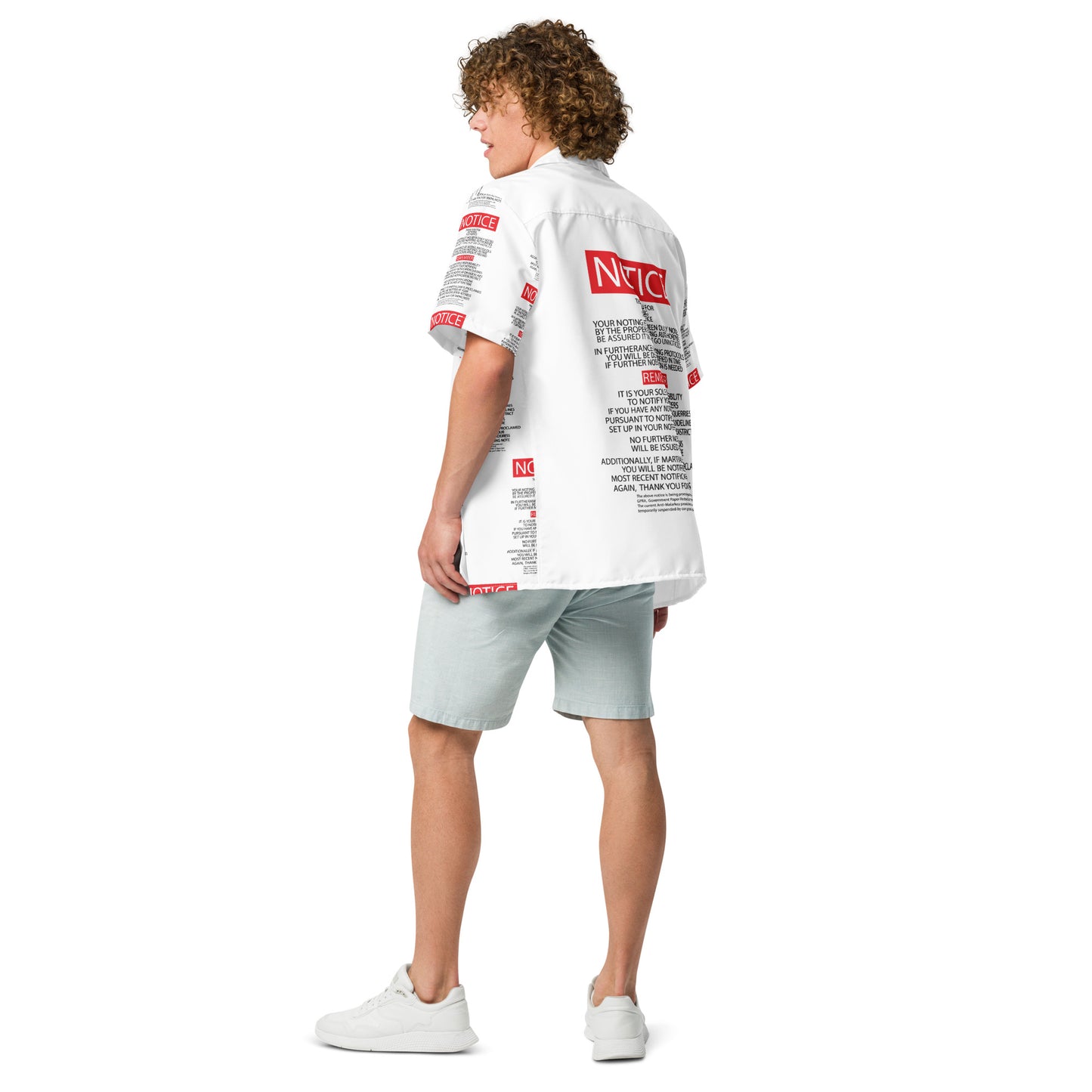 Unisex button shirt Kukloso "Take Note" - Free Shipping