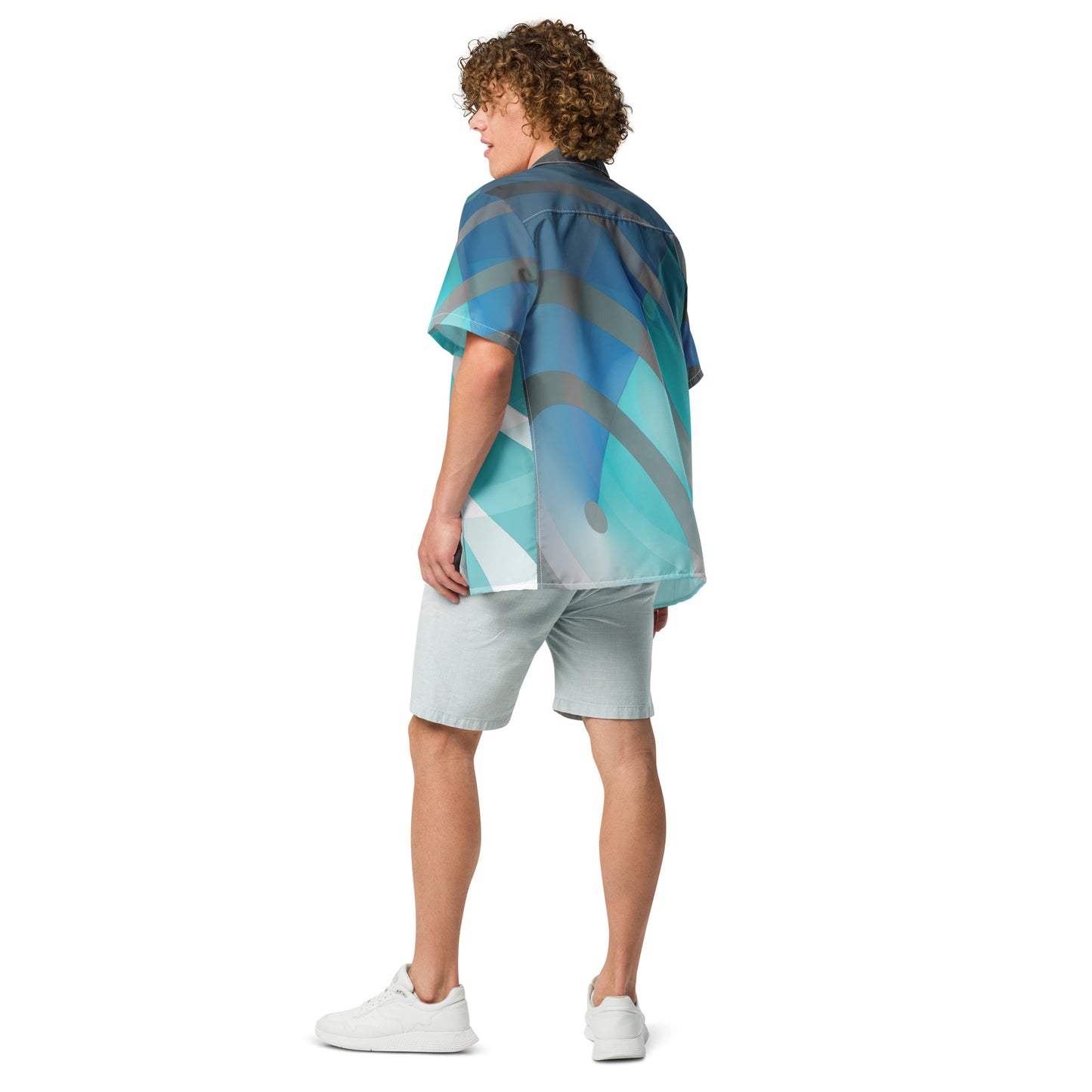 Unisex button shirt Kukloso Circularity Graphic No 34 - Free Shipping