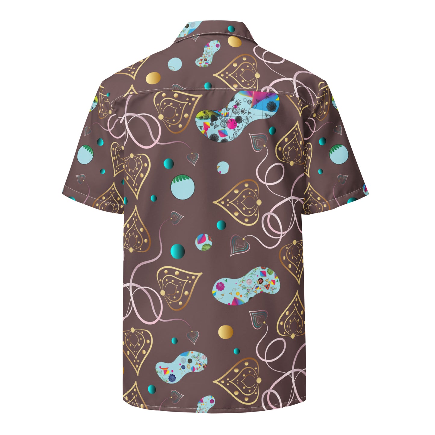 Unisex button shirt Kukloso Abstractical No 24/25 - Free Shipping