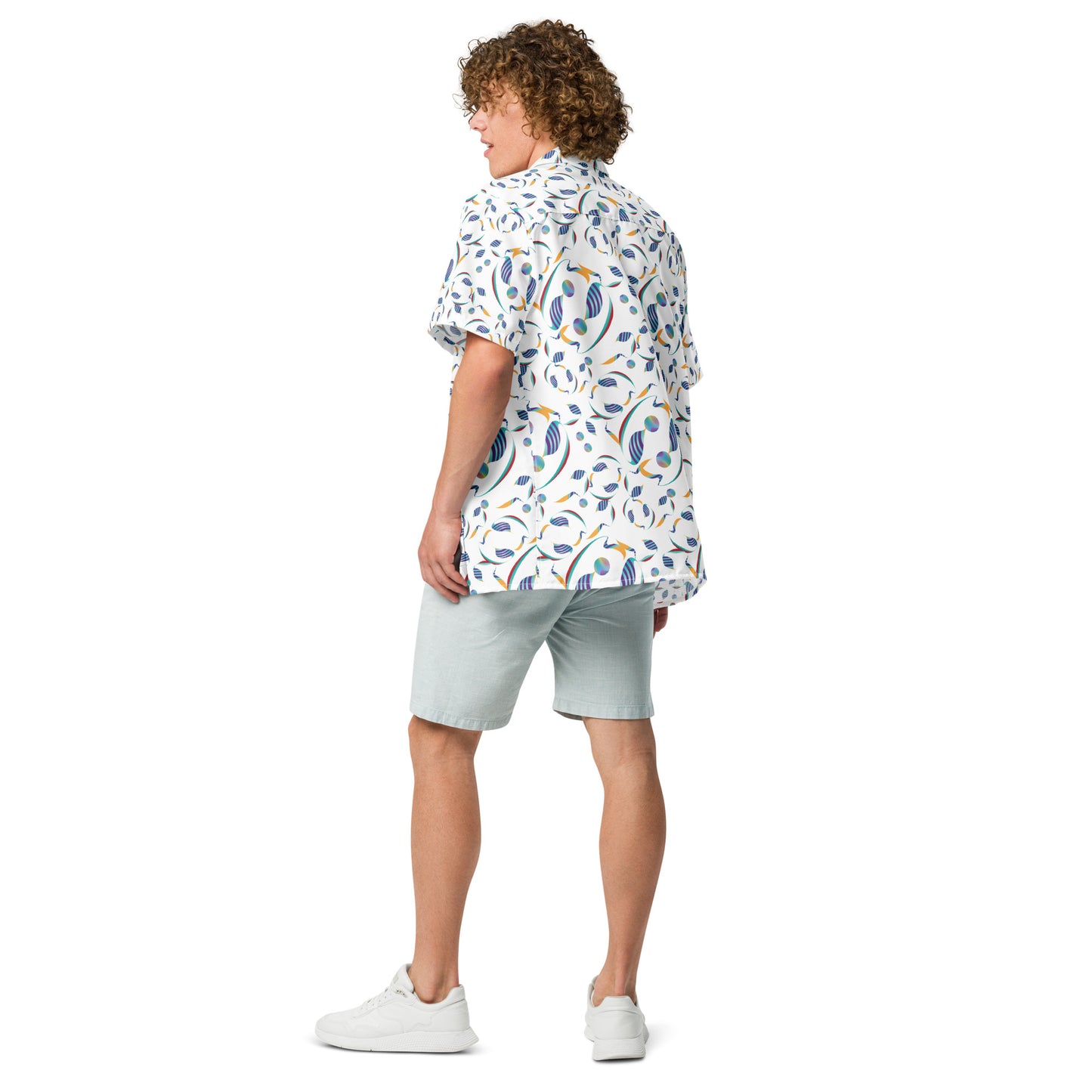 Unisex button shirt Kukloso Whimsical No 80 D - Free Shipping