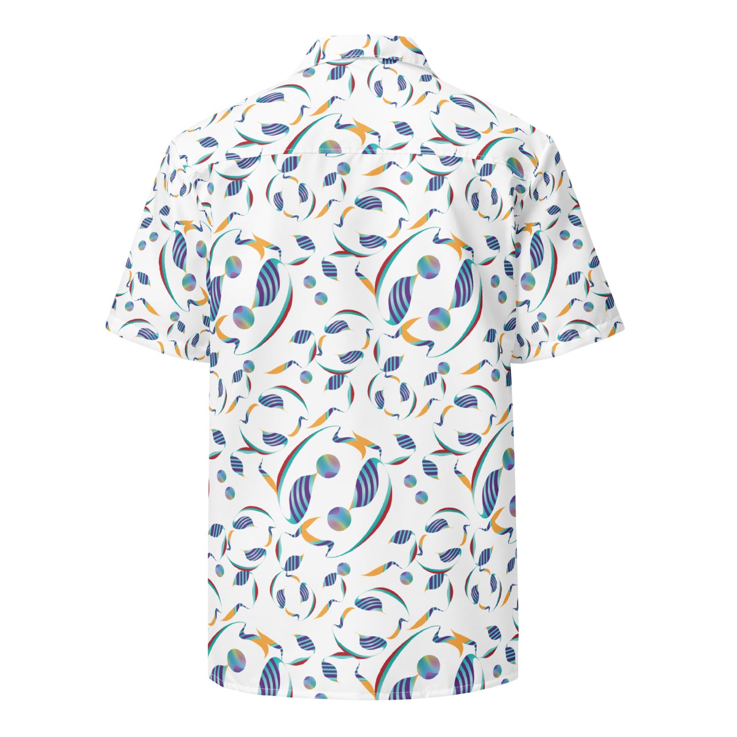 Unisex button shirt Kukloso Whimsical No 80 D - Free Shipping