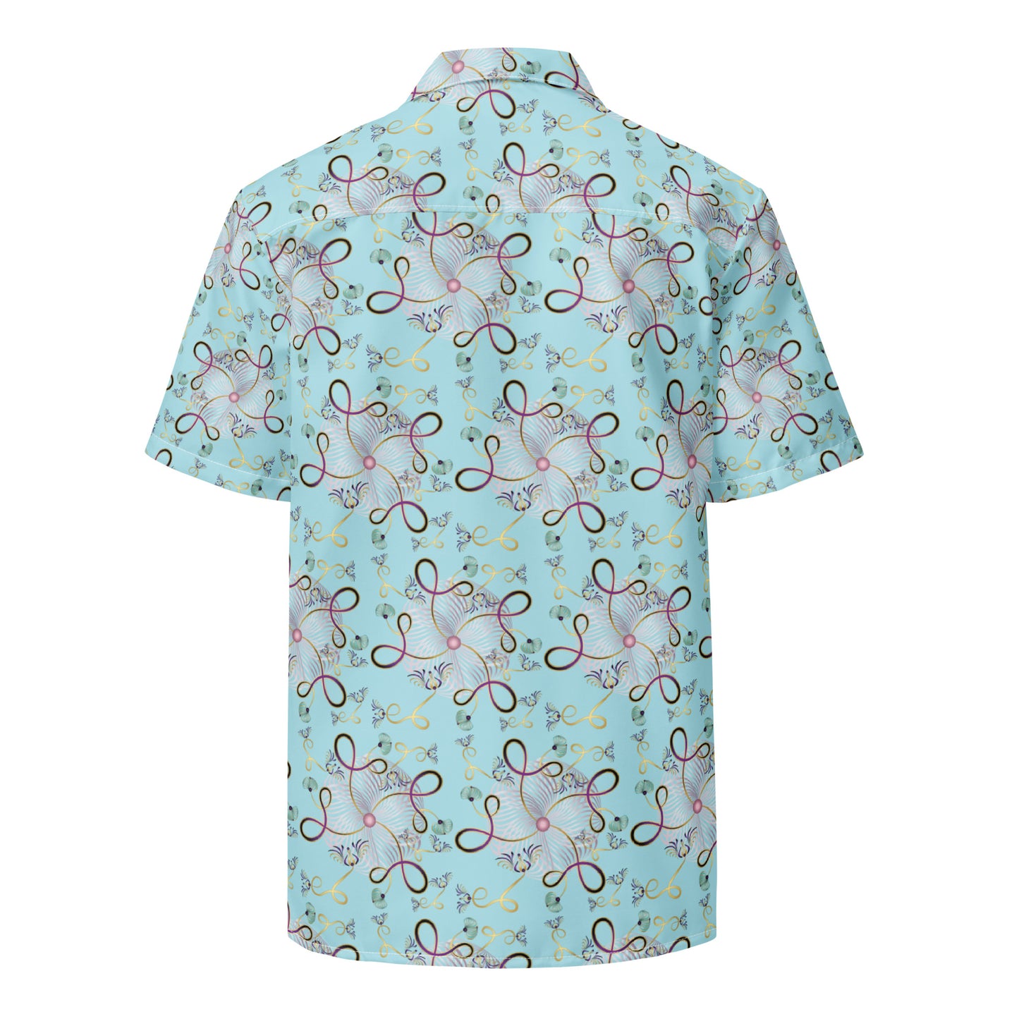 Unisex button shirt Kukloso Whimsical No 25 A - Free Shipping