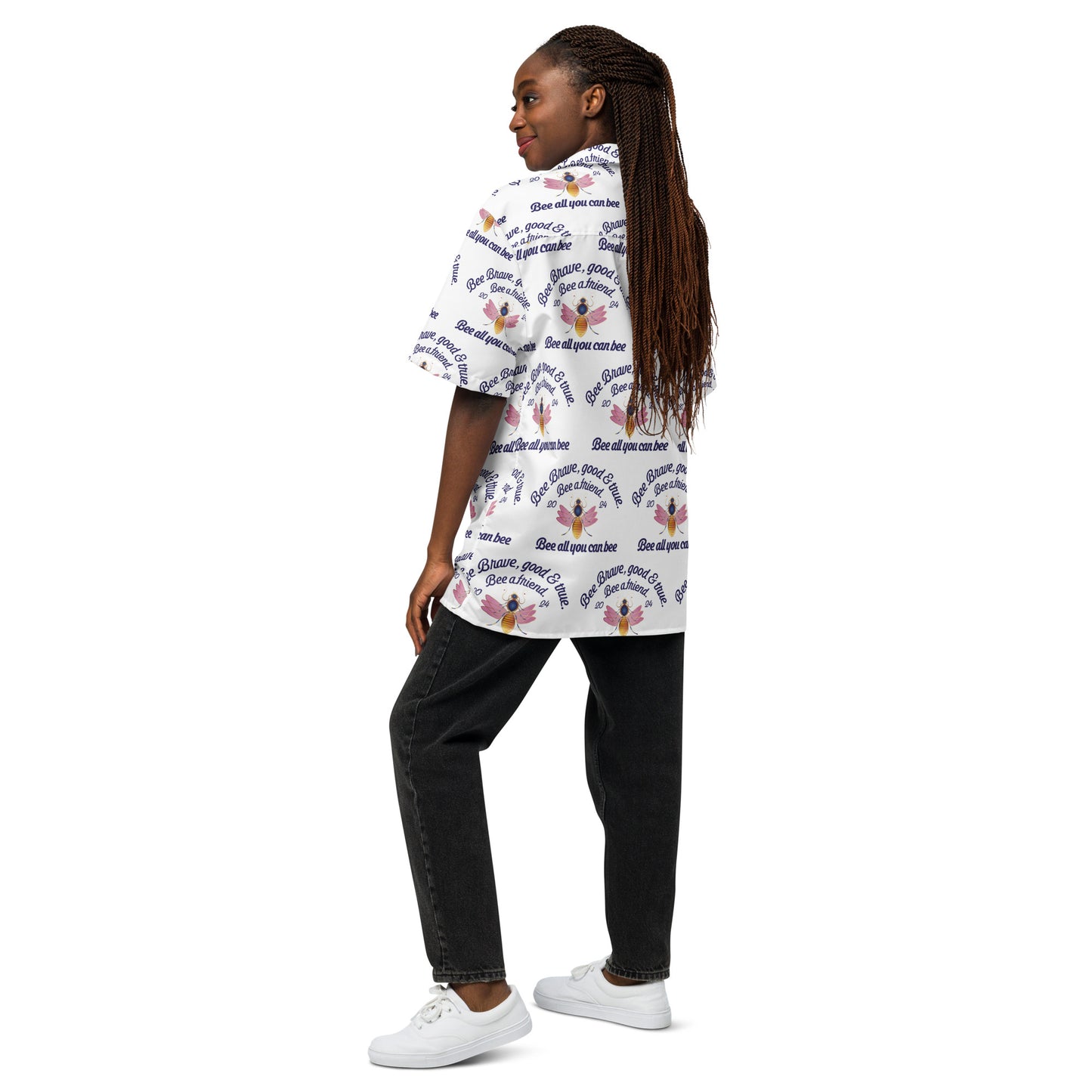 Unisex button shirt Kukloso Be Brave, Good & True No 2 - Free Shipping