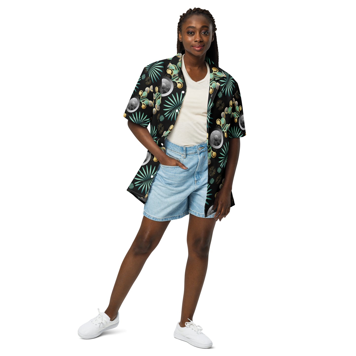 Unisex button shirt Kukloso Abstractical No 56 No 6 - Free Shipping