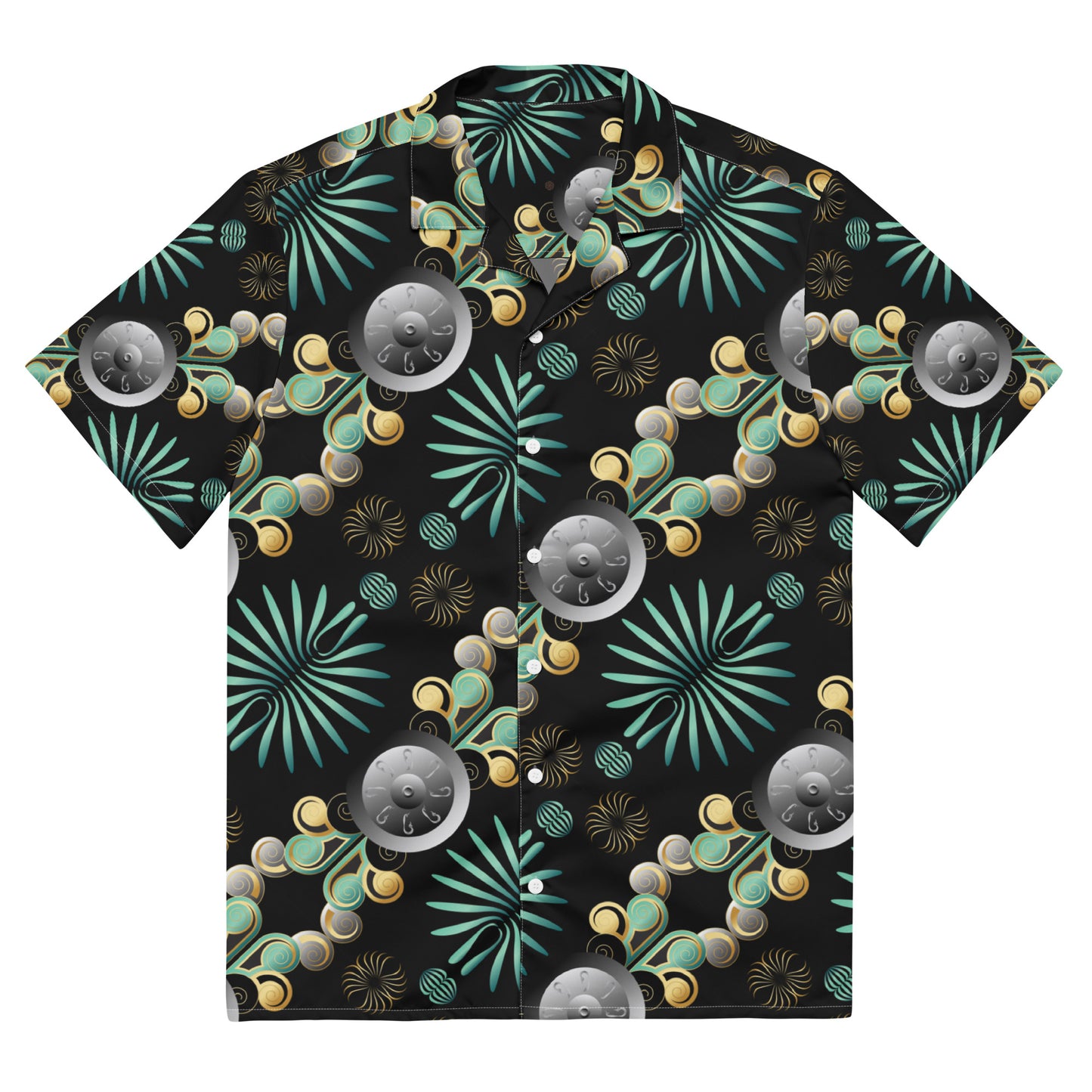 Unisex button shirt Kukloso Abstractical No 56 No 6 - Free Shipping