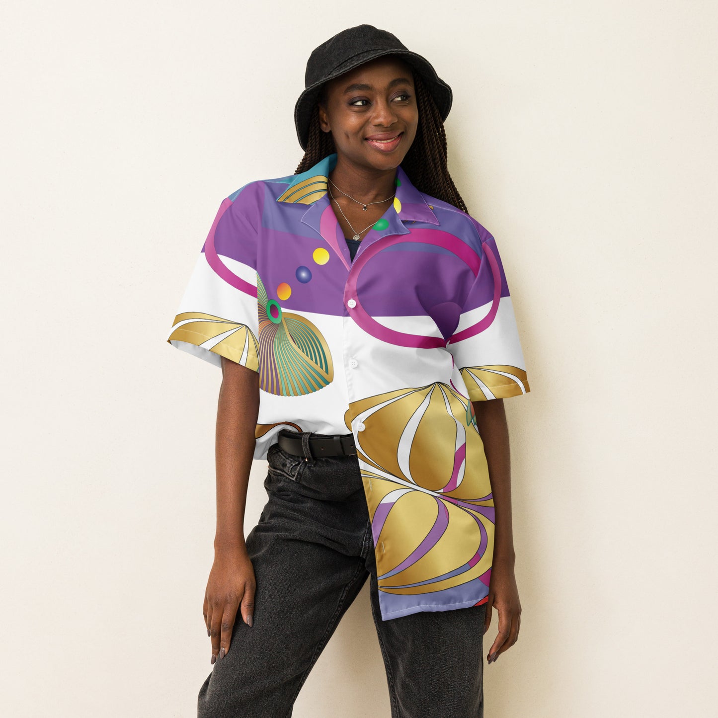 Unisex button shirt Kukloso No 4358 - Free Shipping