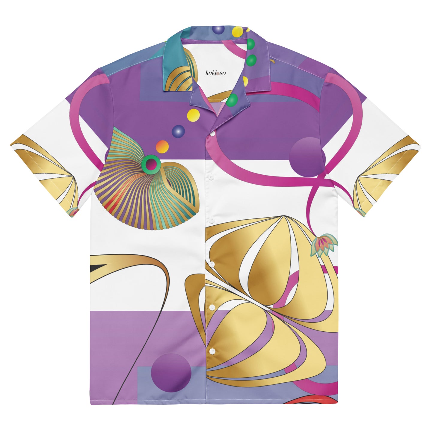Unisex button shirt Kukloso No 4358 - Free Shipping